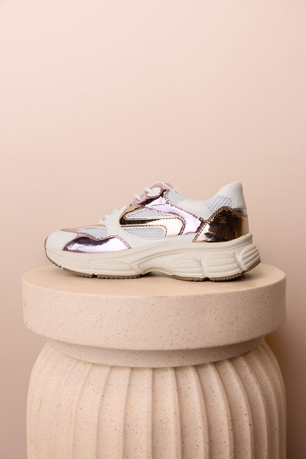 Norah Sneaker met metallic accenten pink multicolor 218181-920-41