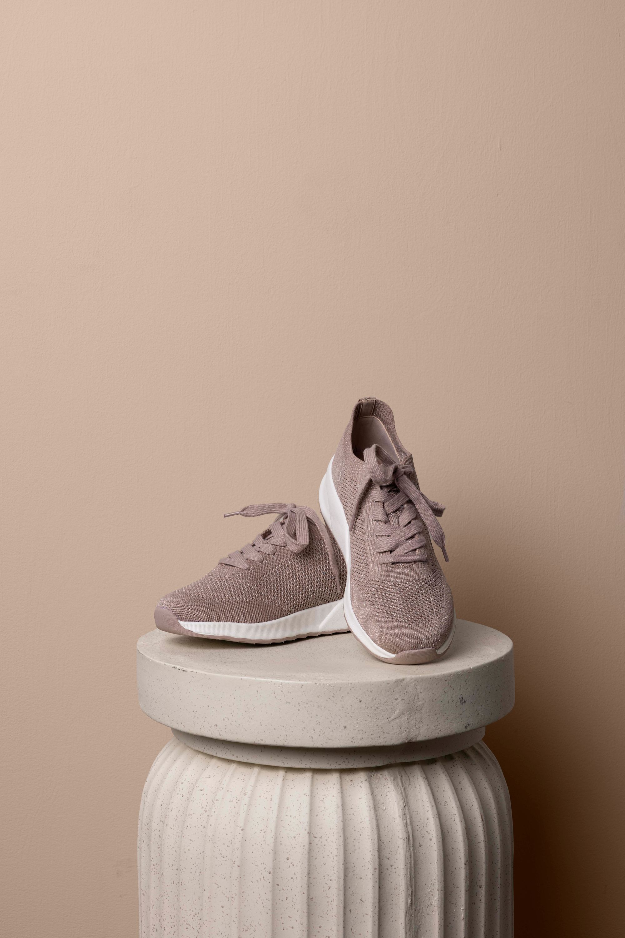 Norah Roze sneaker met gebreide structuur pink 218190-900-41