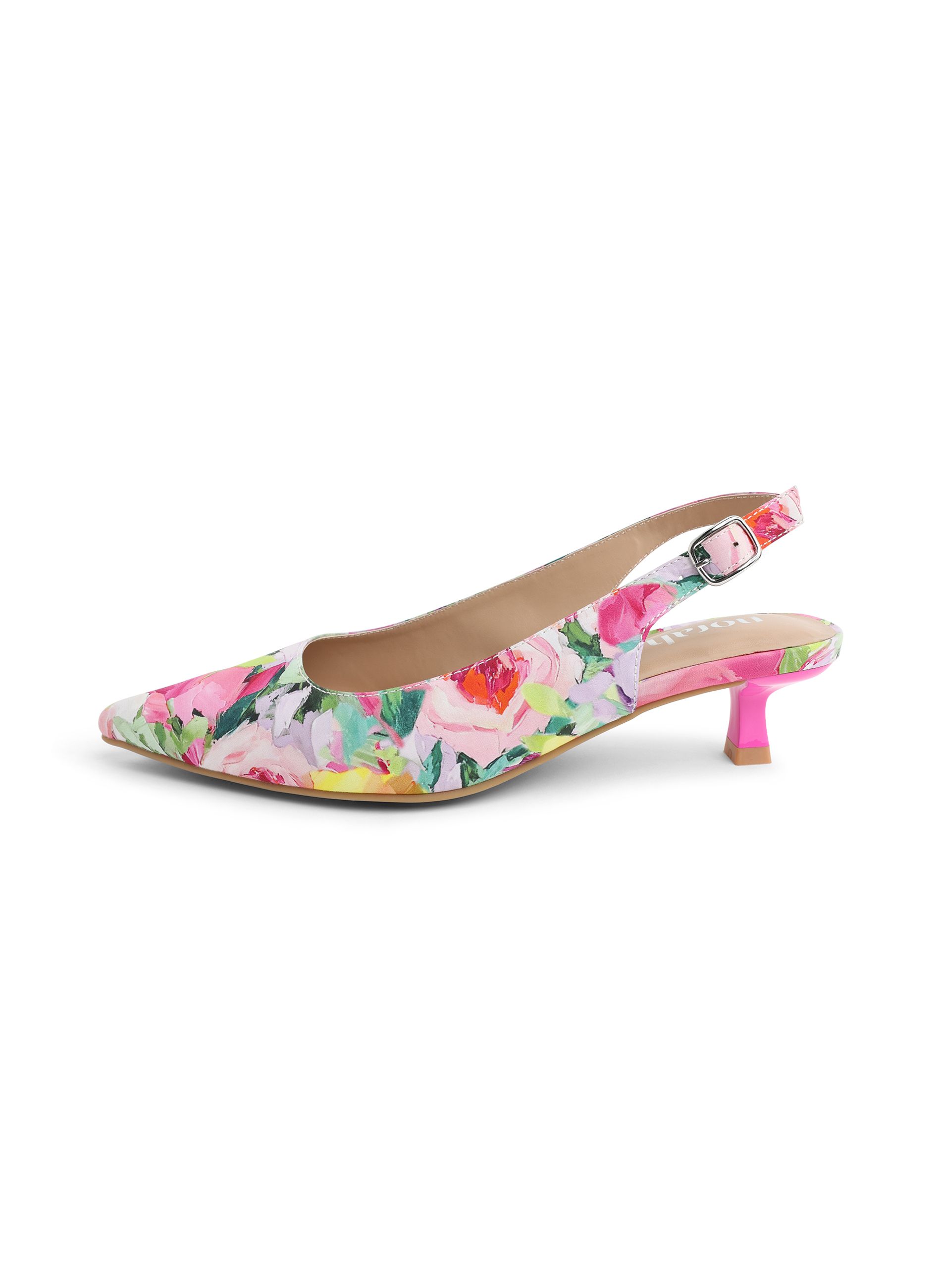 Norah Slingback met bloemenprint pink multicolor 218202-920-38