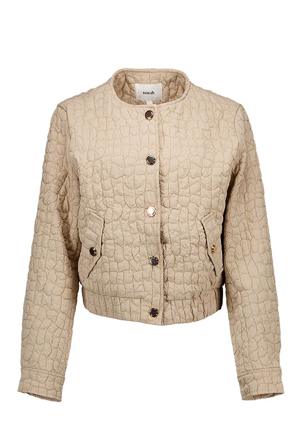 Norah Zandkleurig jasje met structuur sand 218216-110-40