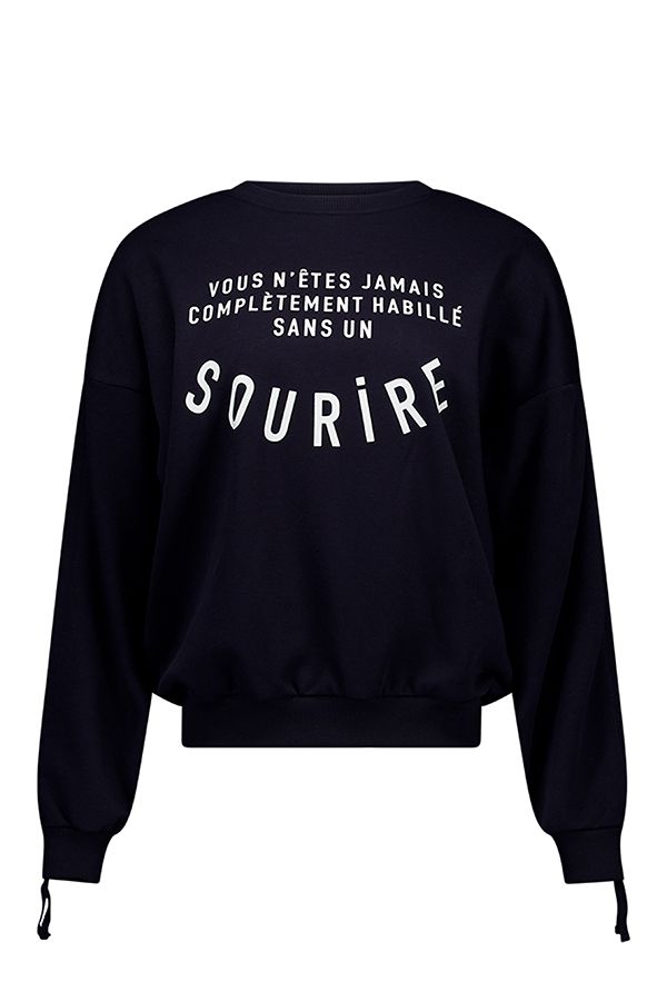 Norah Donkerblauwe sweater Sourire dark blue 218227-499-42