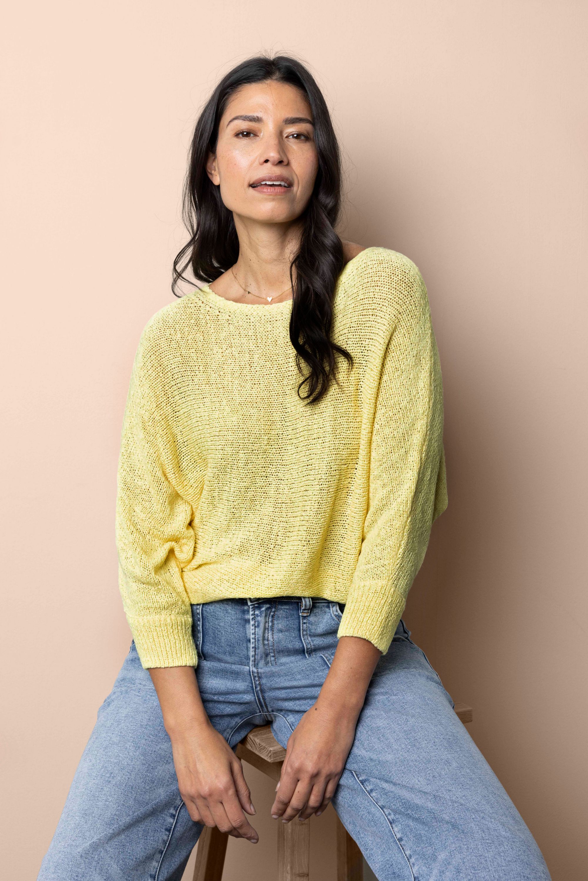 Norah Gele gebreide trui yellow 218254-300-34