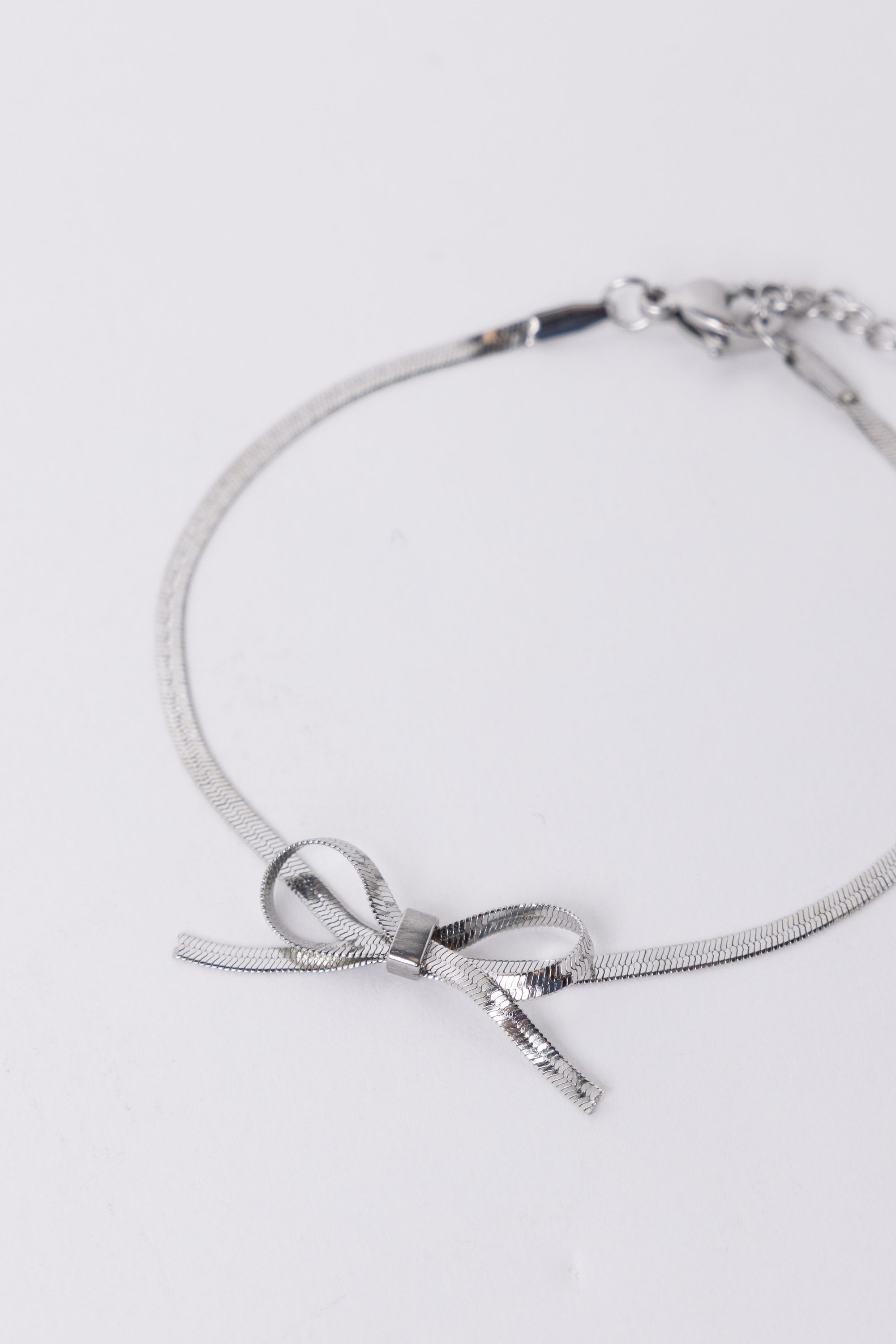 Norah Zilverkeurige armband met strikje silver 218284-099-ONE