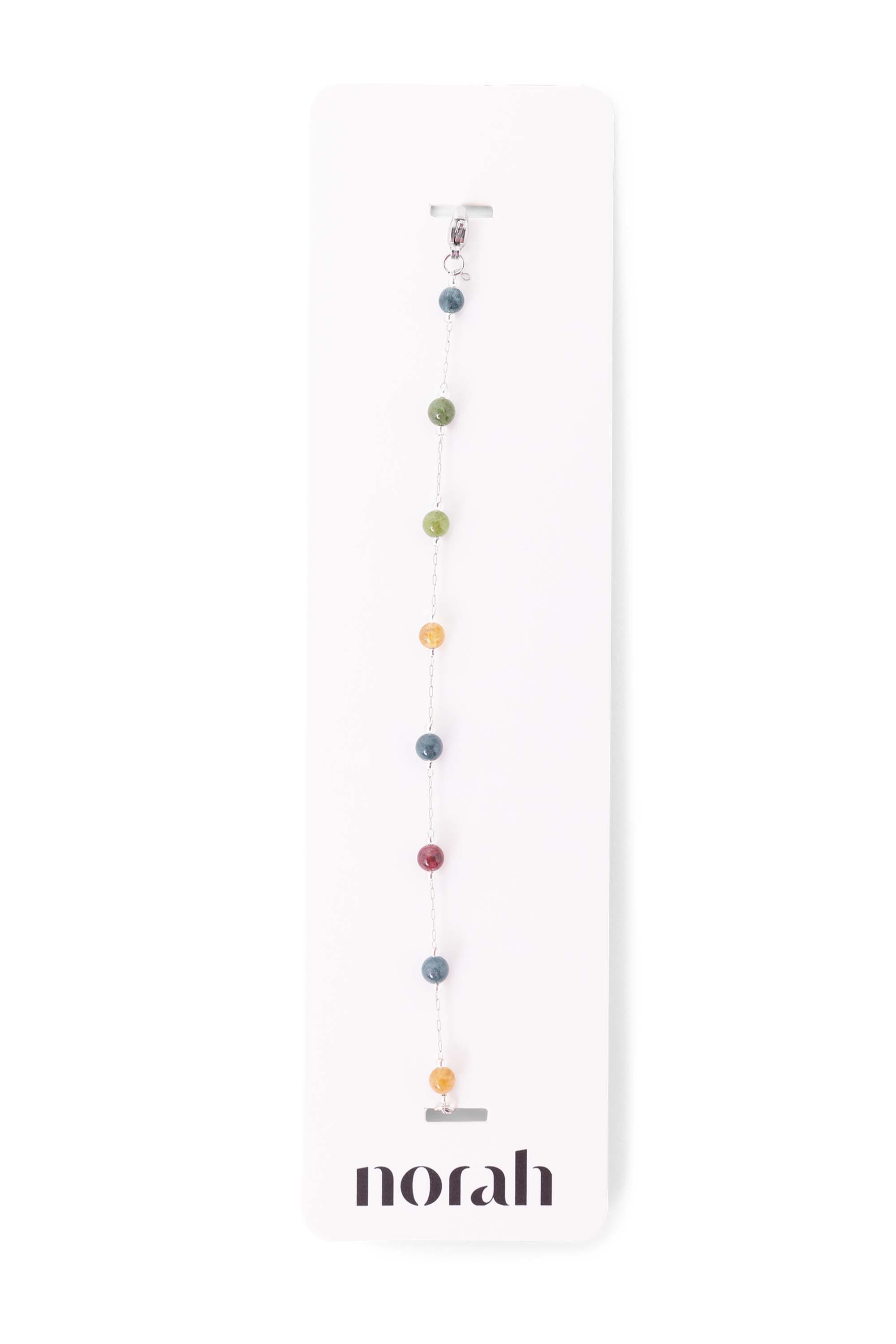 Norah Zilverkleurige armband met gekleurde steentjes silver multicolor 218286-093-ONE