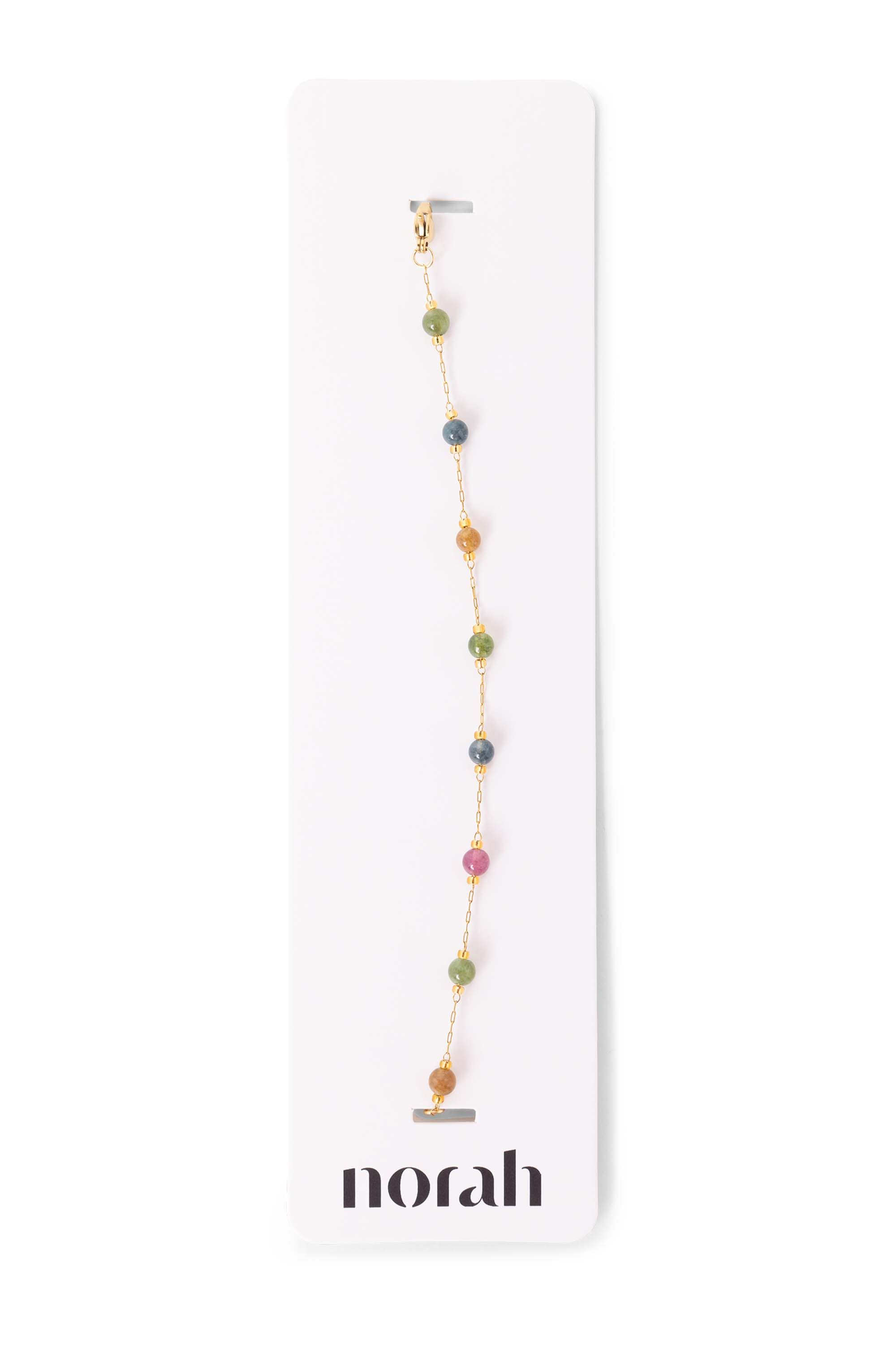 Norah Goudkleurige armband met gekleurde steentjes gold multicolor 218286-198-ONE