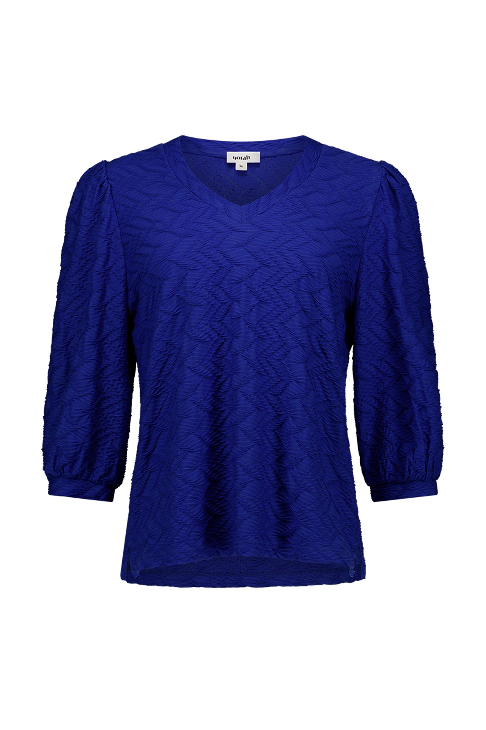 Norah Kobaltblauw shirt met structuur cobalt 218295-468-36