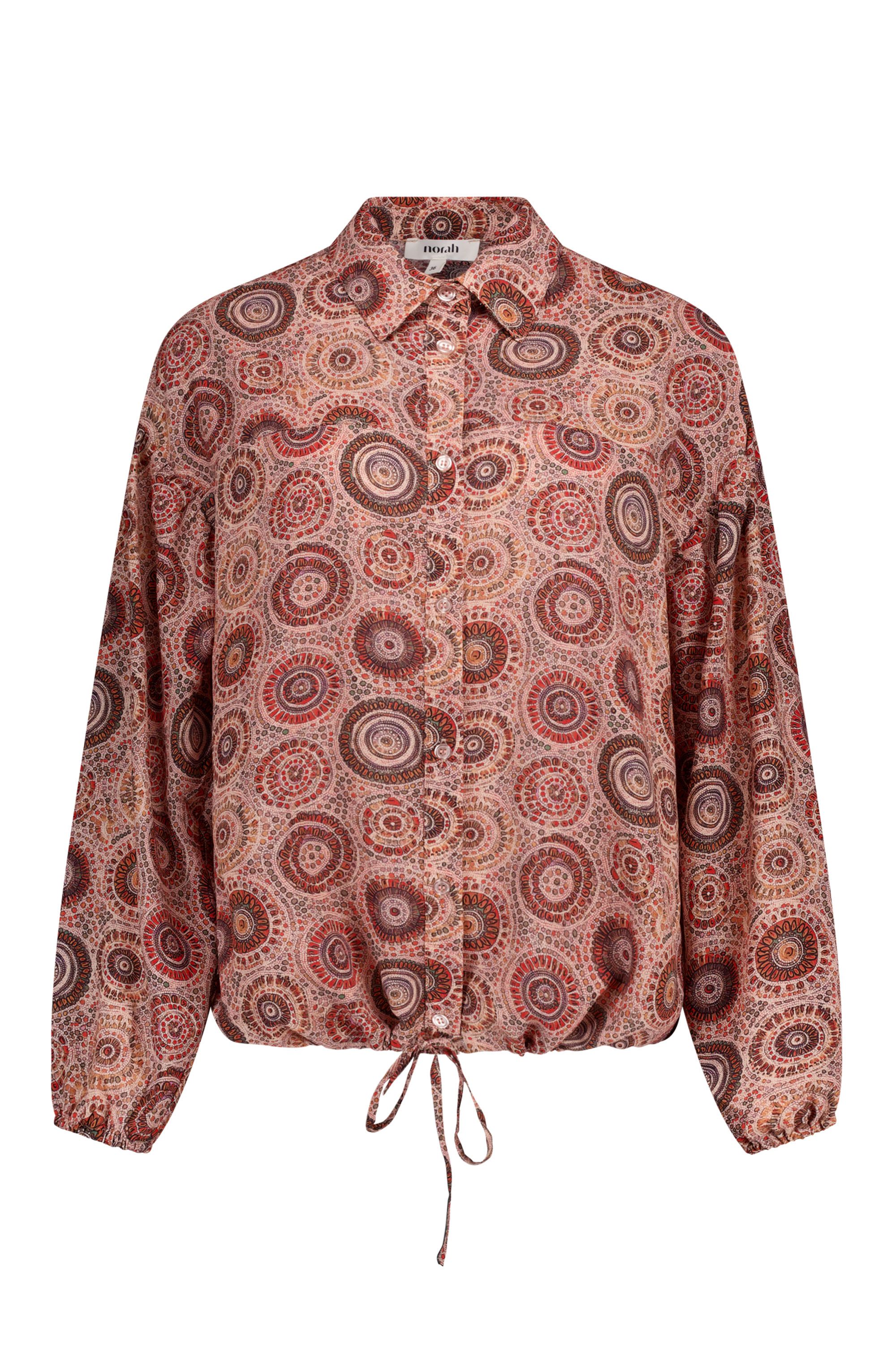 Norah Kleurrijke blouse met grafische print multicolor 218306-002