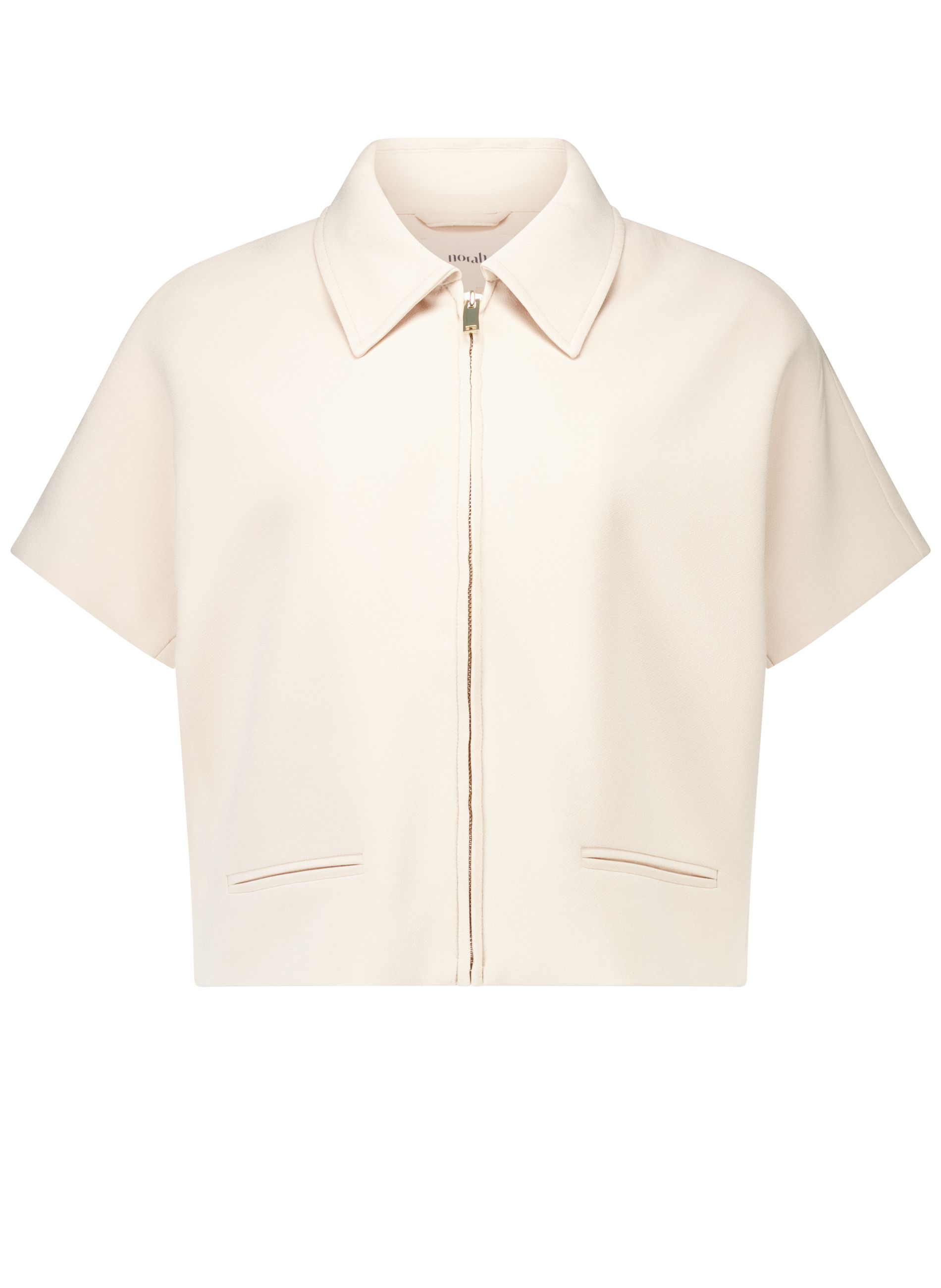 Norah Ecru jasje met klassieke kraag ecru 218318-102-46