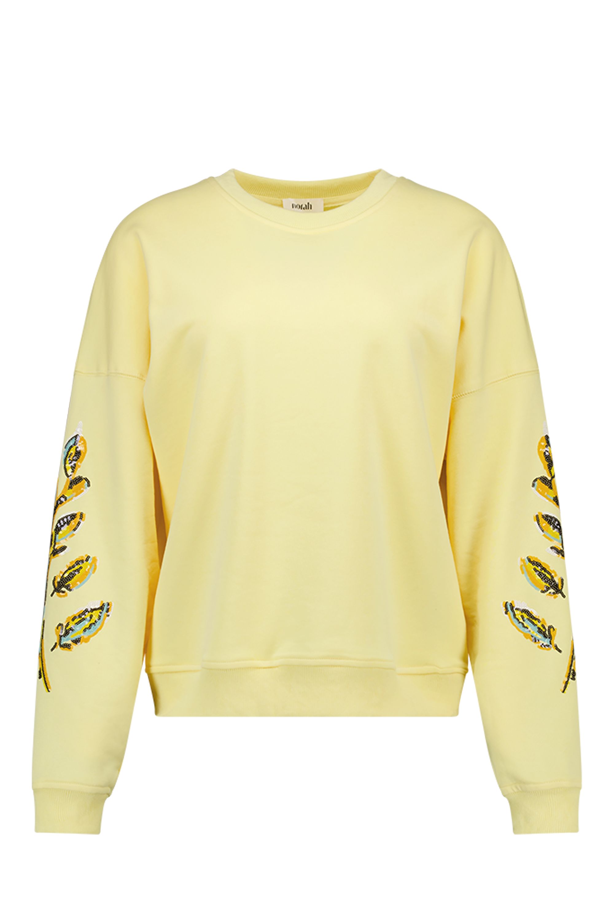 Norah Gele sweater met pailletten pastel yellow 218333-301-48