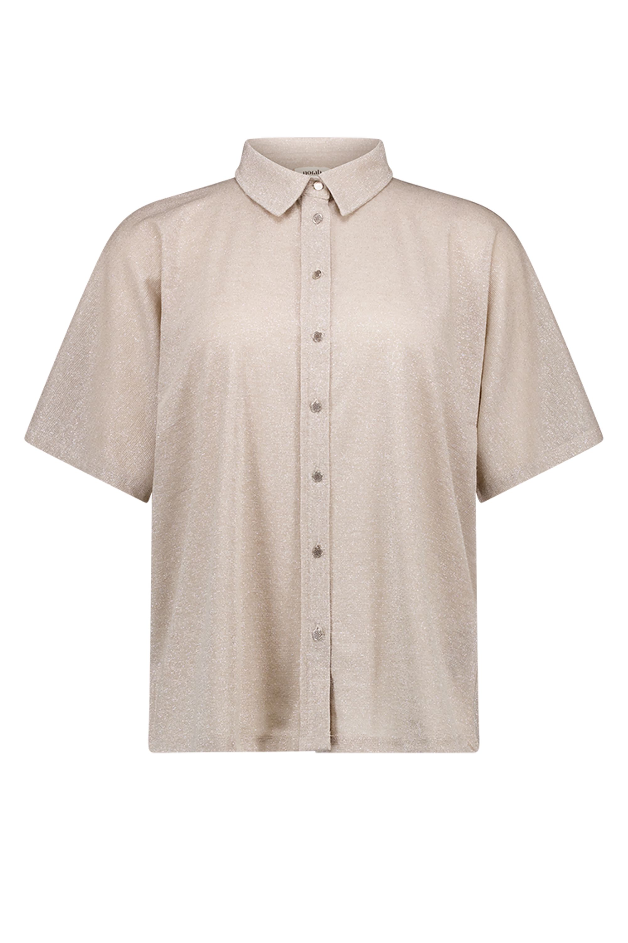 Norah Champagnekleurige blouse met lurex champagne 218337-103-42