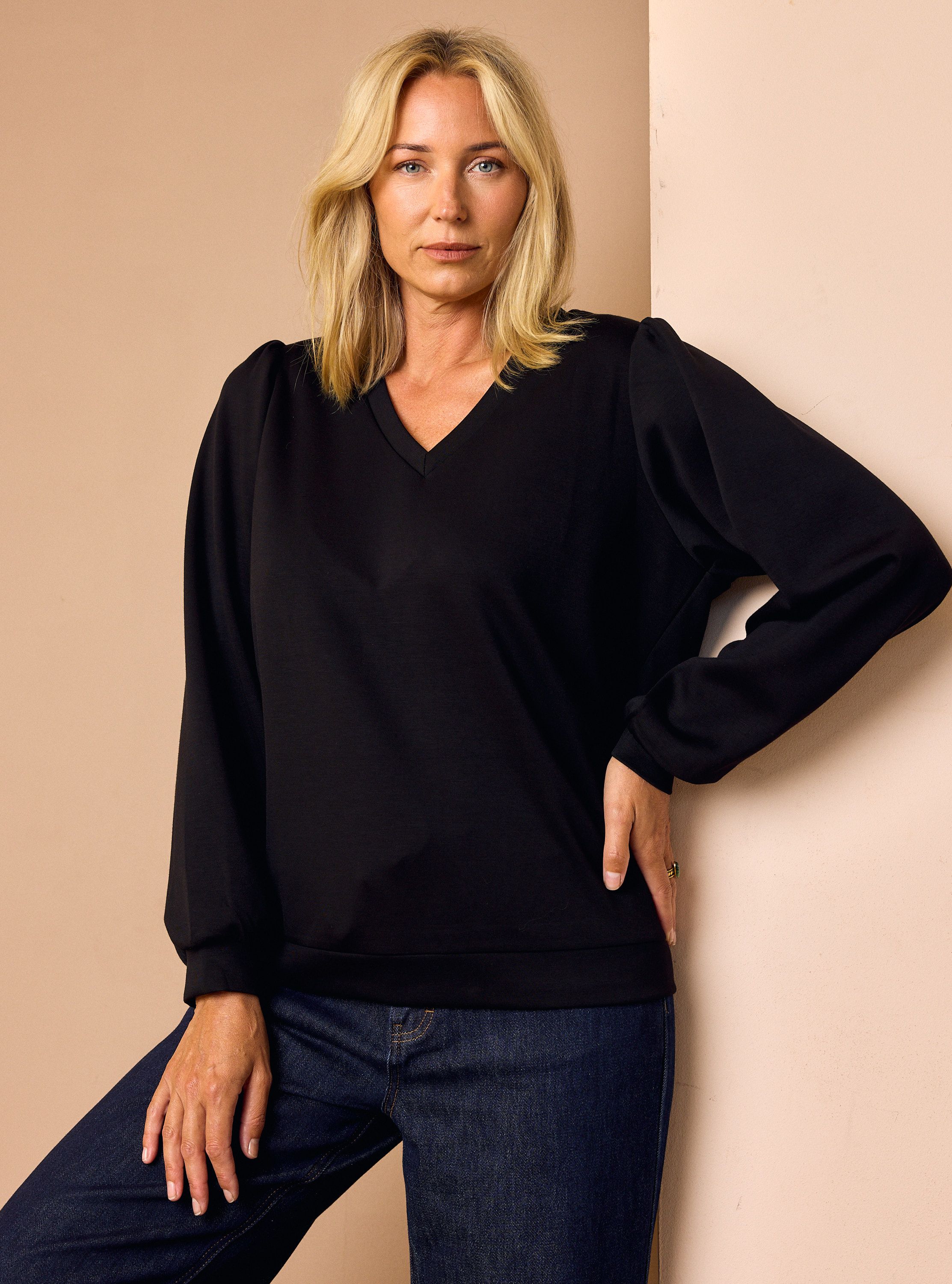 Norah Valerie sweater zwart black 218339-001