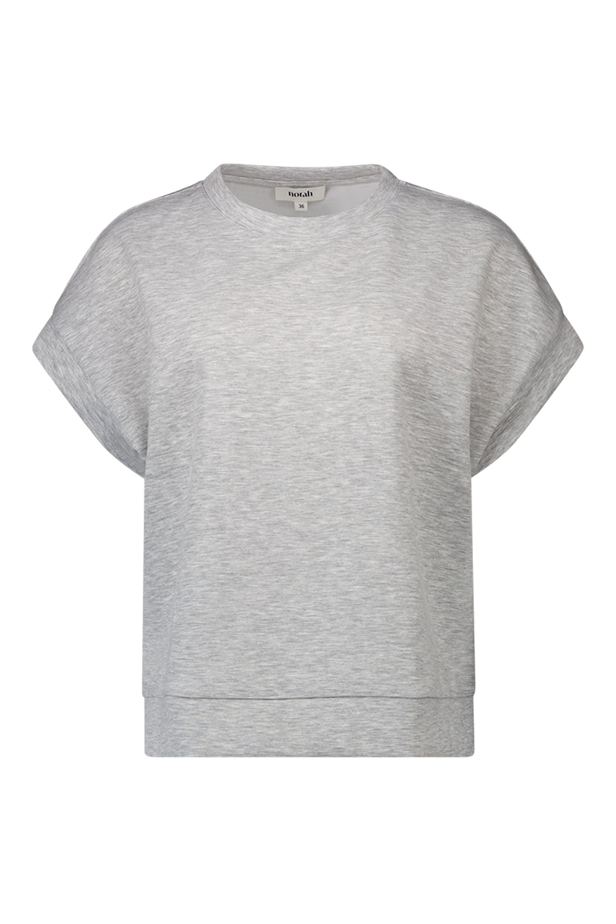 Norah Sanne shirt grijs grey melange 218340-050-38