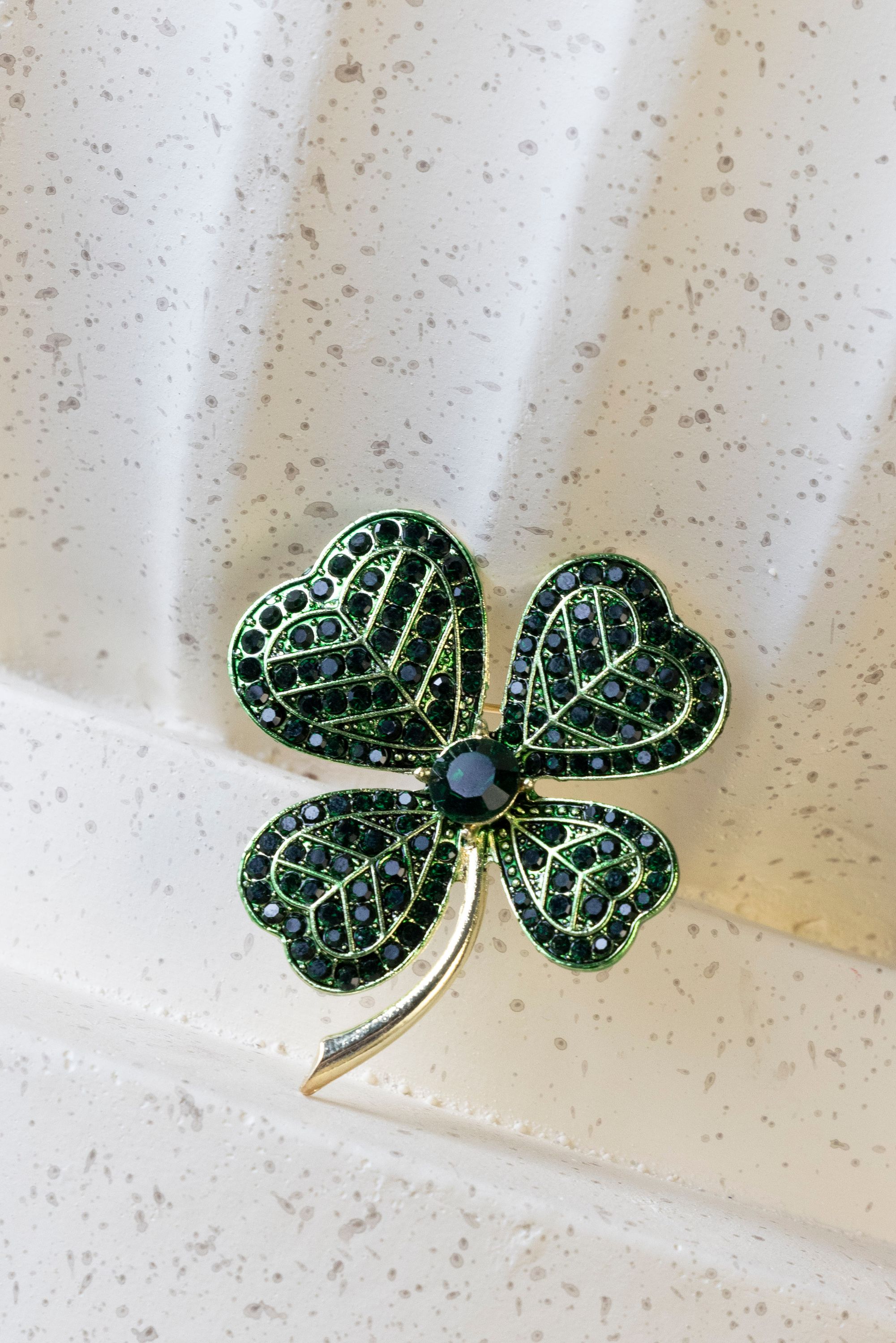 Norah Broche klavertje green 218341-500-ONE