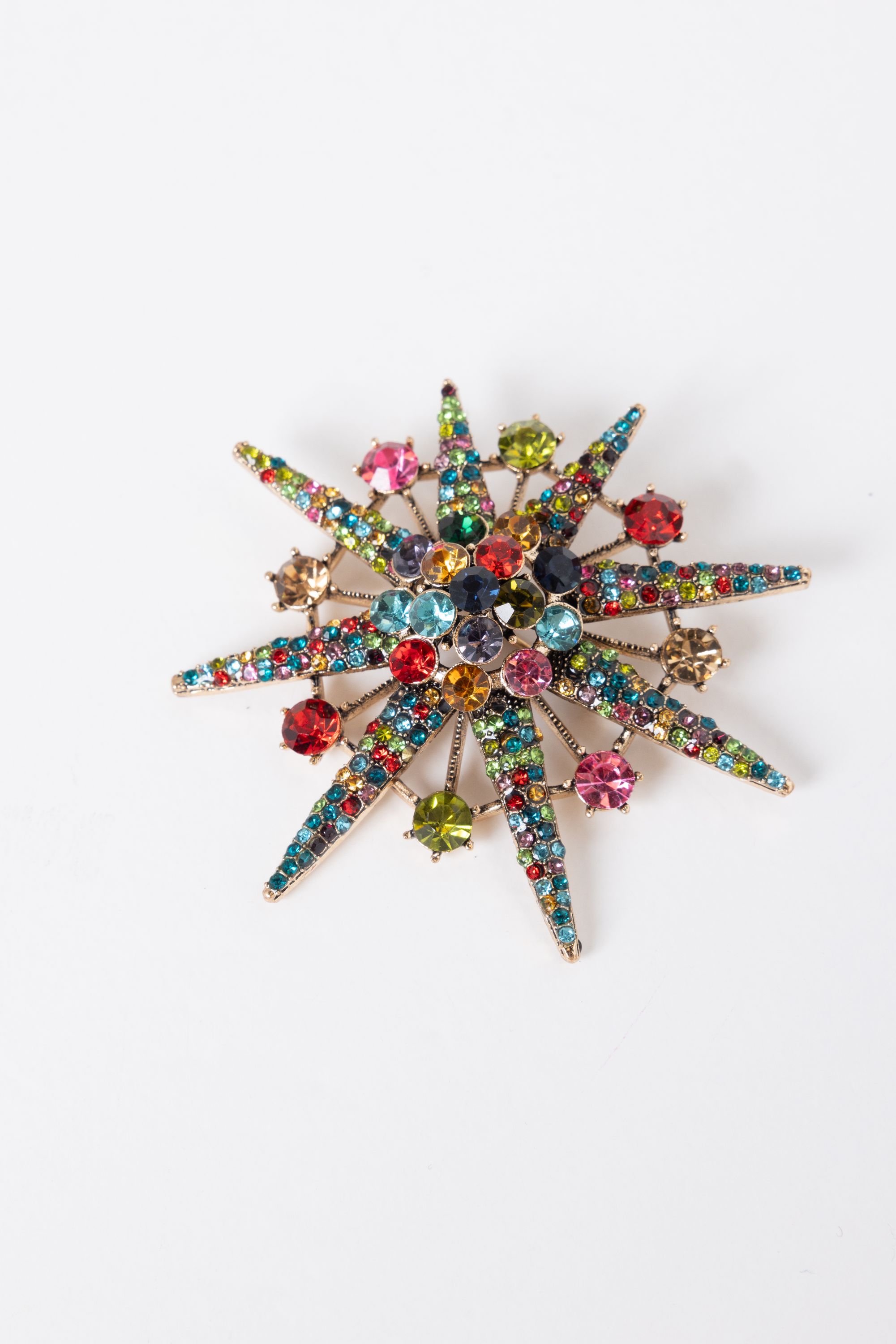 Norah Kleurrijke broche ster multicolor 218358-002-ONE