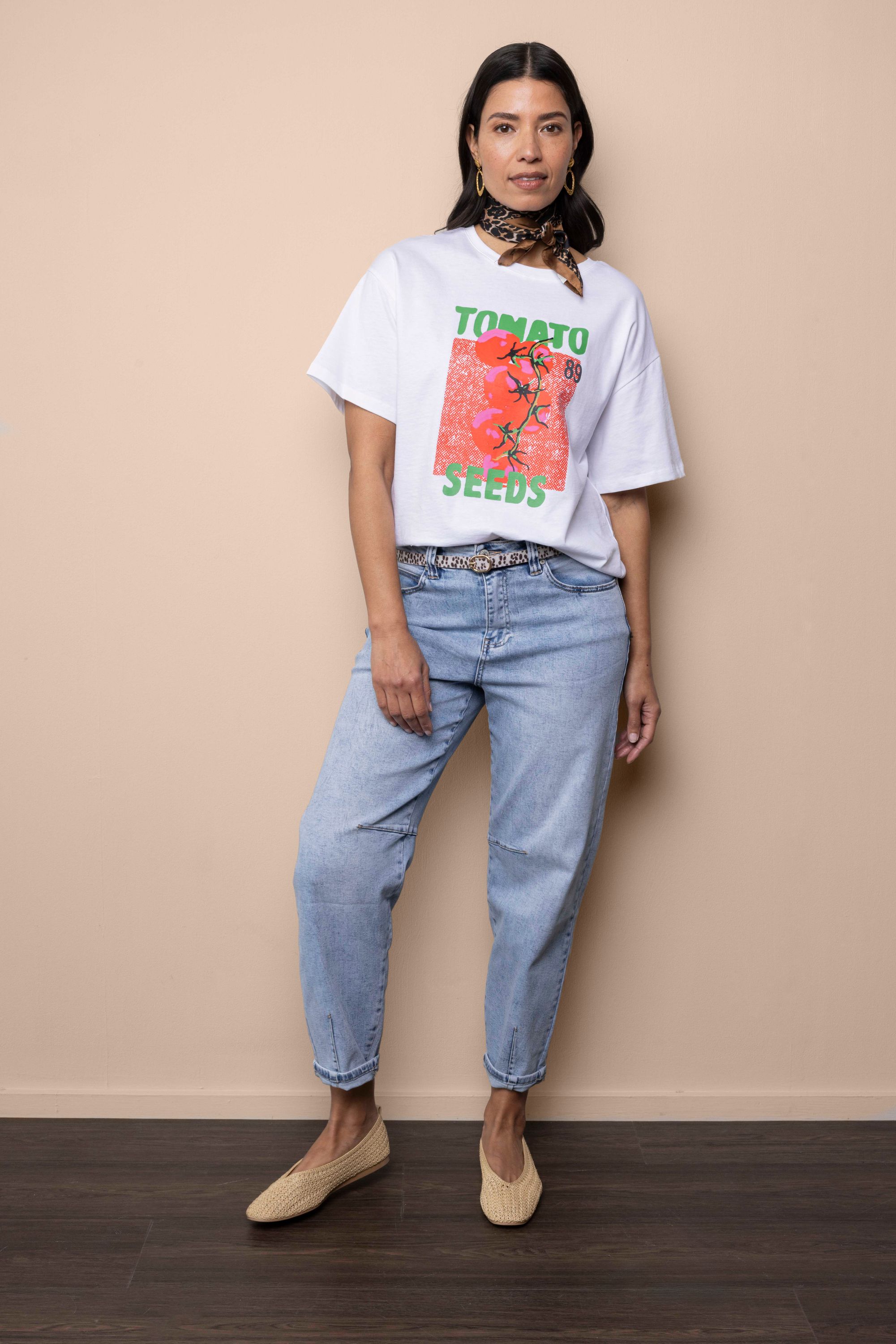 Norah Bente jeans | Barrel | Lichtblauw | One Size light denim 218374-478-42