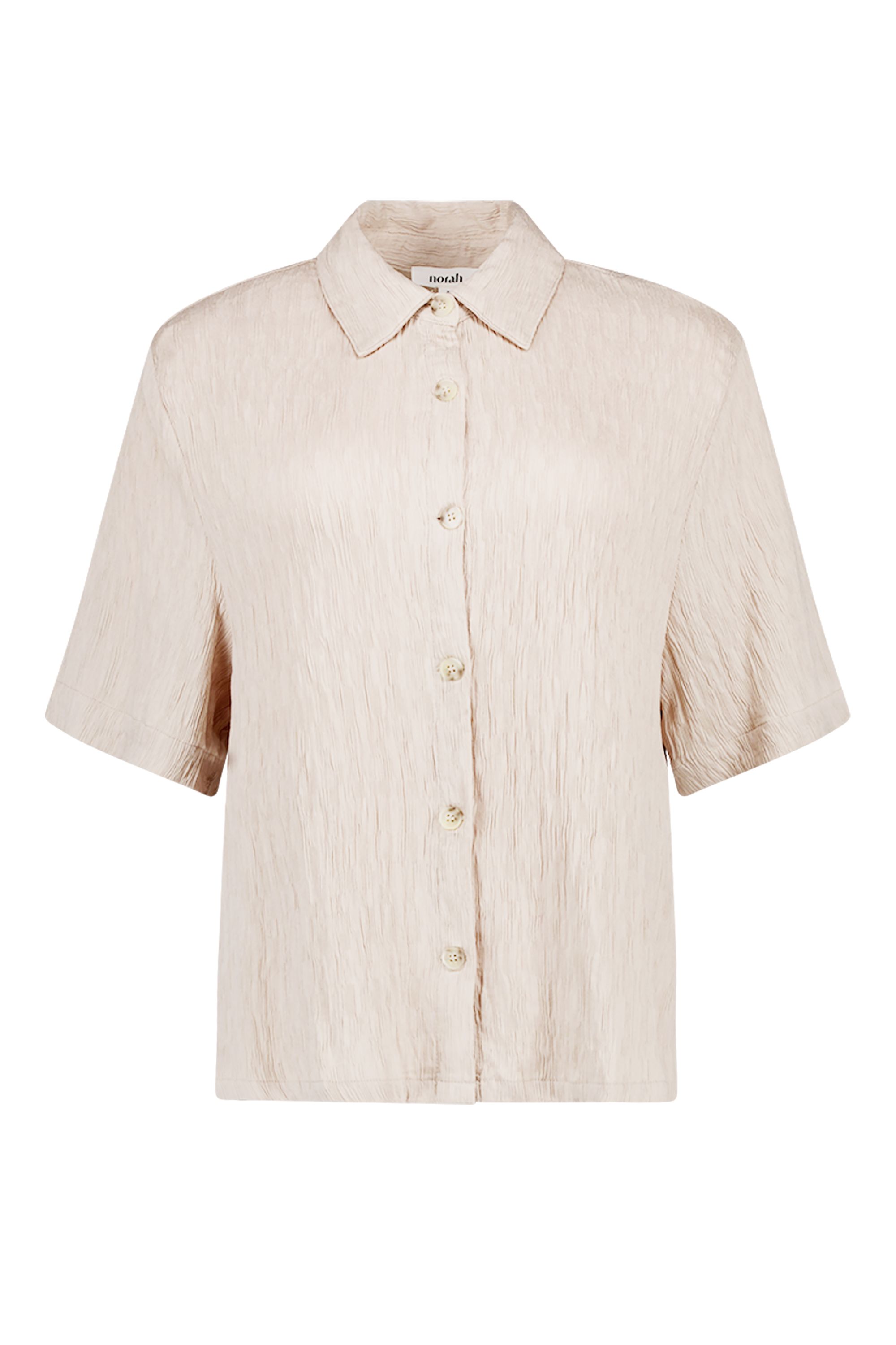 Norah Zandkleurige blouse met structuur light sand 218410-111-44