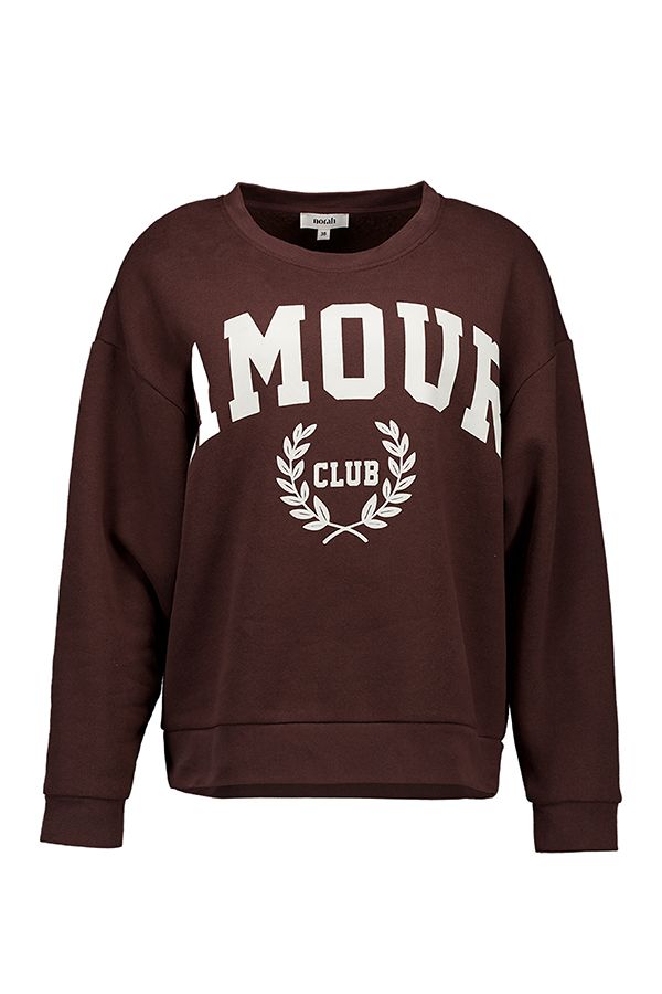 Norah Bruine sweater amour brown 218411-200-36