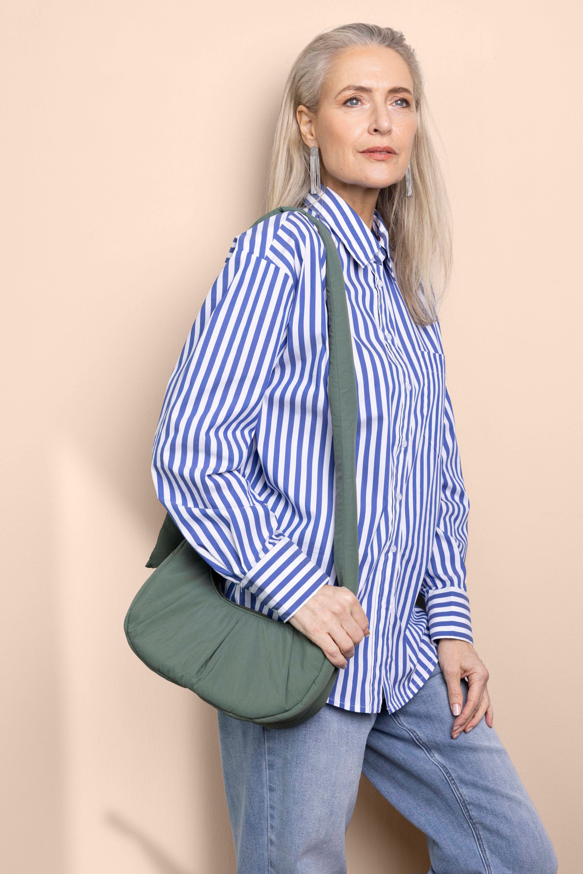 Norah Groen gewatteerde crossbody tas green 218422-500-ONE