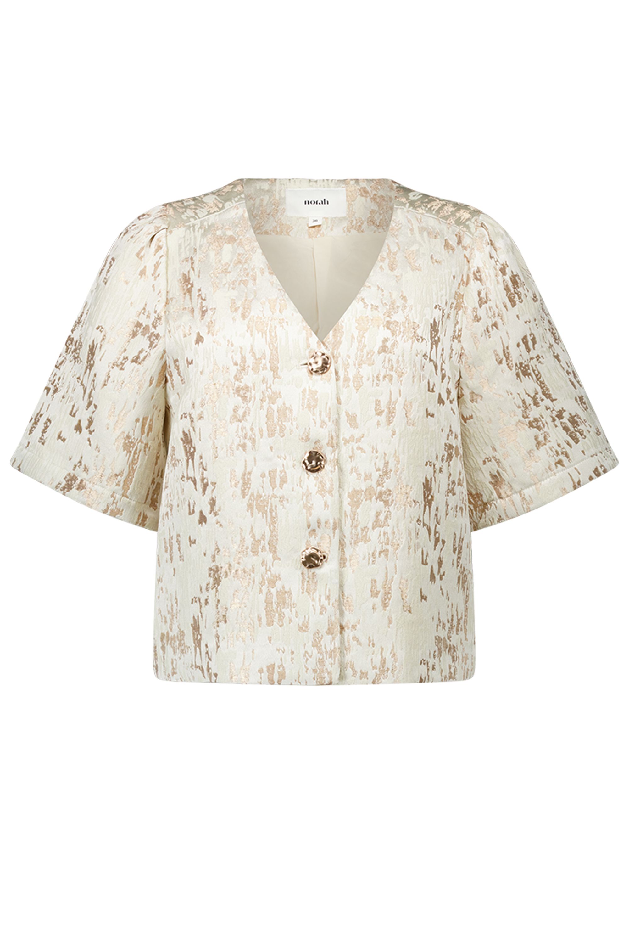 Norah Goudkleurig jasje met glans gold multicolor 218435-198-48