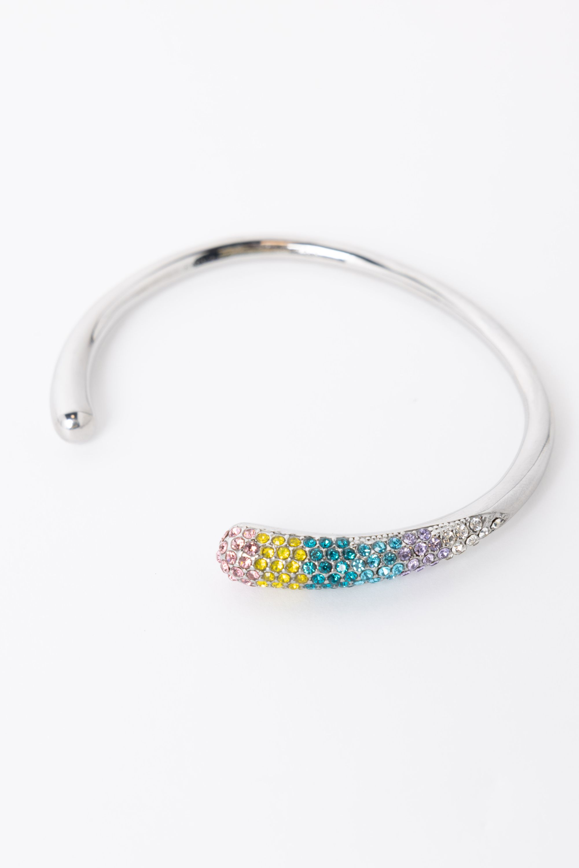 Norah Zilverkleurige armband met gekleurde steentjes silver multicolor 218439-093-ONE