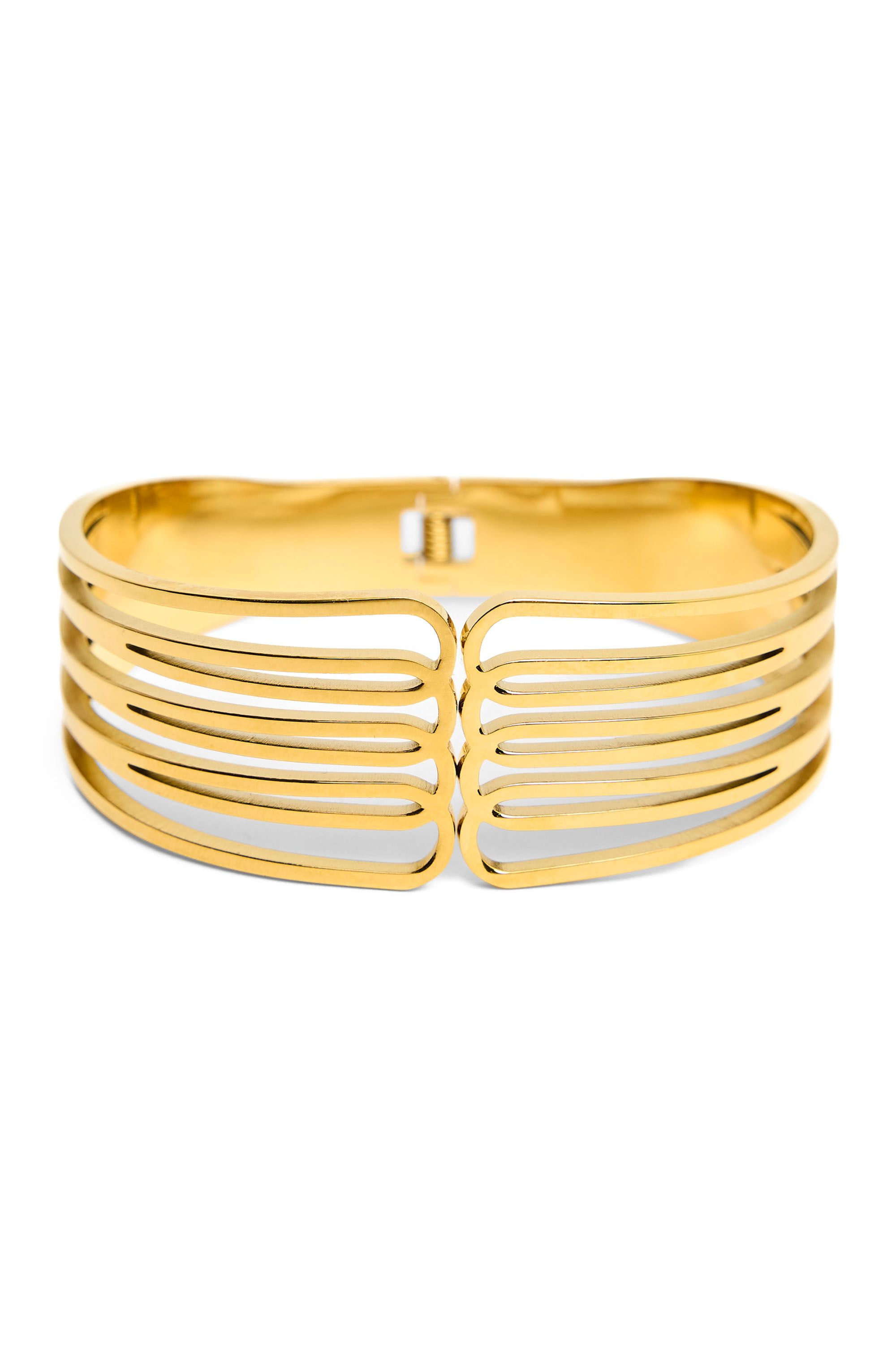 Norah Goudkleurige bangle armband gold 218443-199