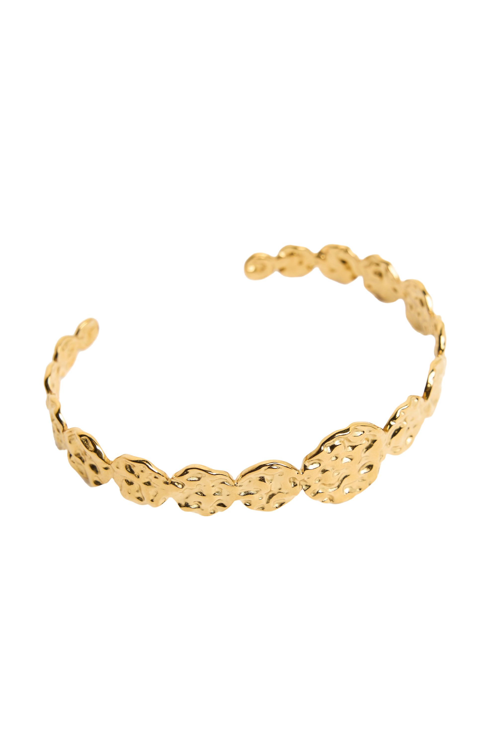 Norah Goudkleurige bangle armband cirkels gold 218451-199
