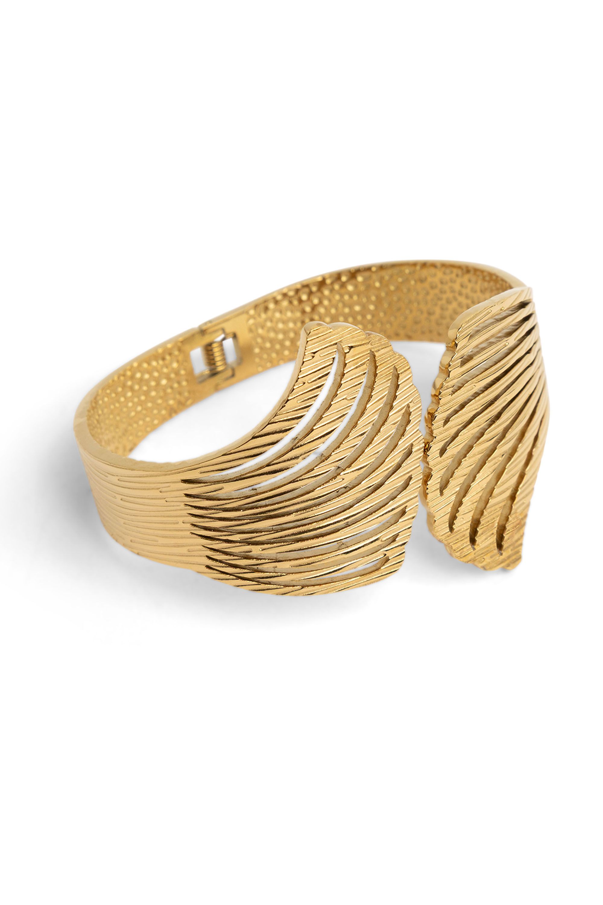 Norah Goudkleurige bangle armband met vleugels gold 218452-199