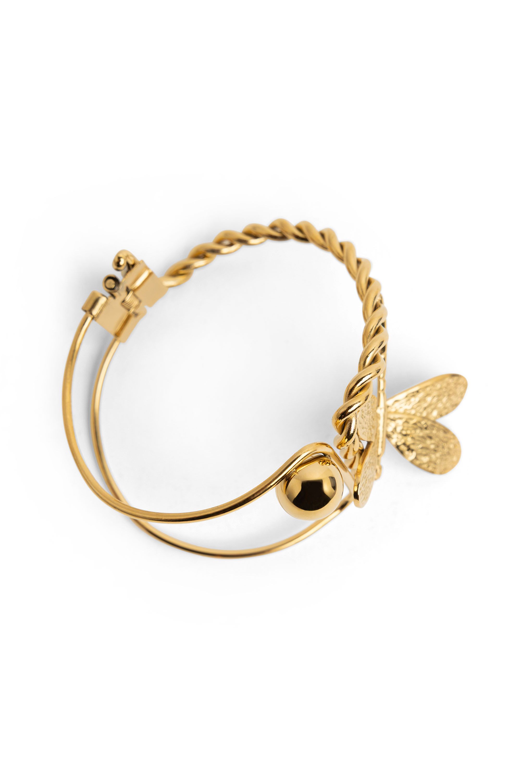Norah Goudkleurige bange armband met libelle gold 218454-199