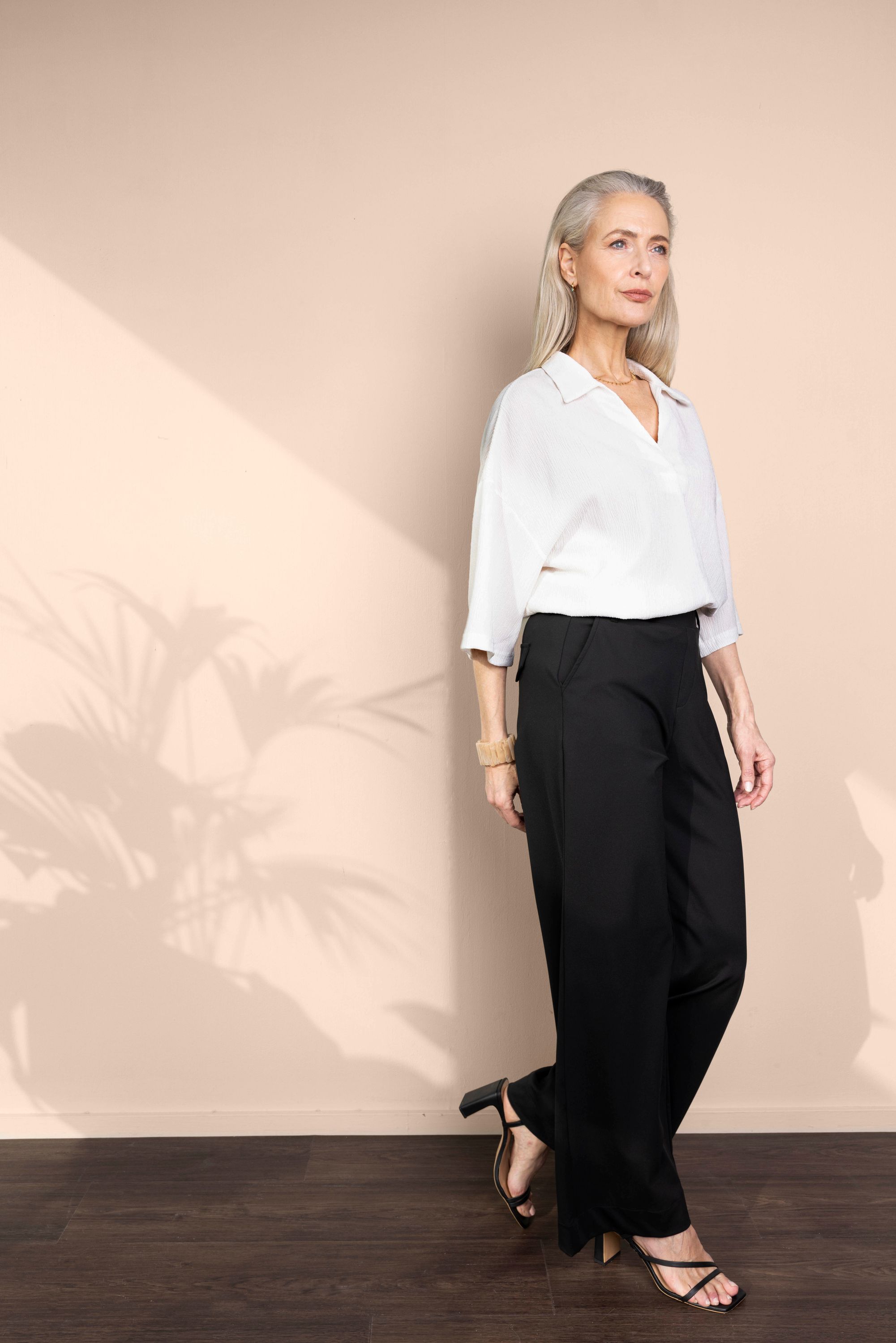 Norah Willa broek | Wide | Zwart | L32 black 218465-001-48