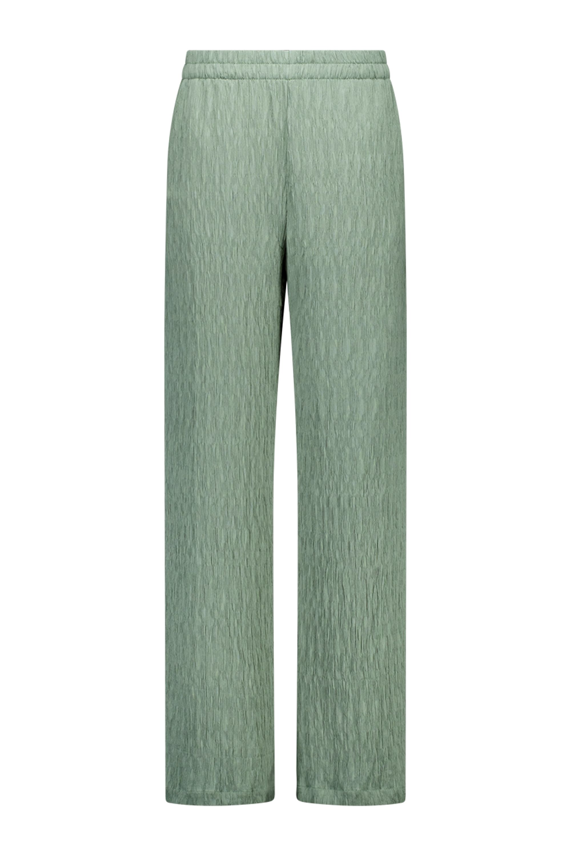 Norah Sofia broek | Wide | Structuur | L32 green/grey 218482-540-48