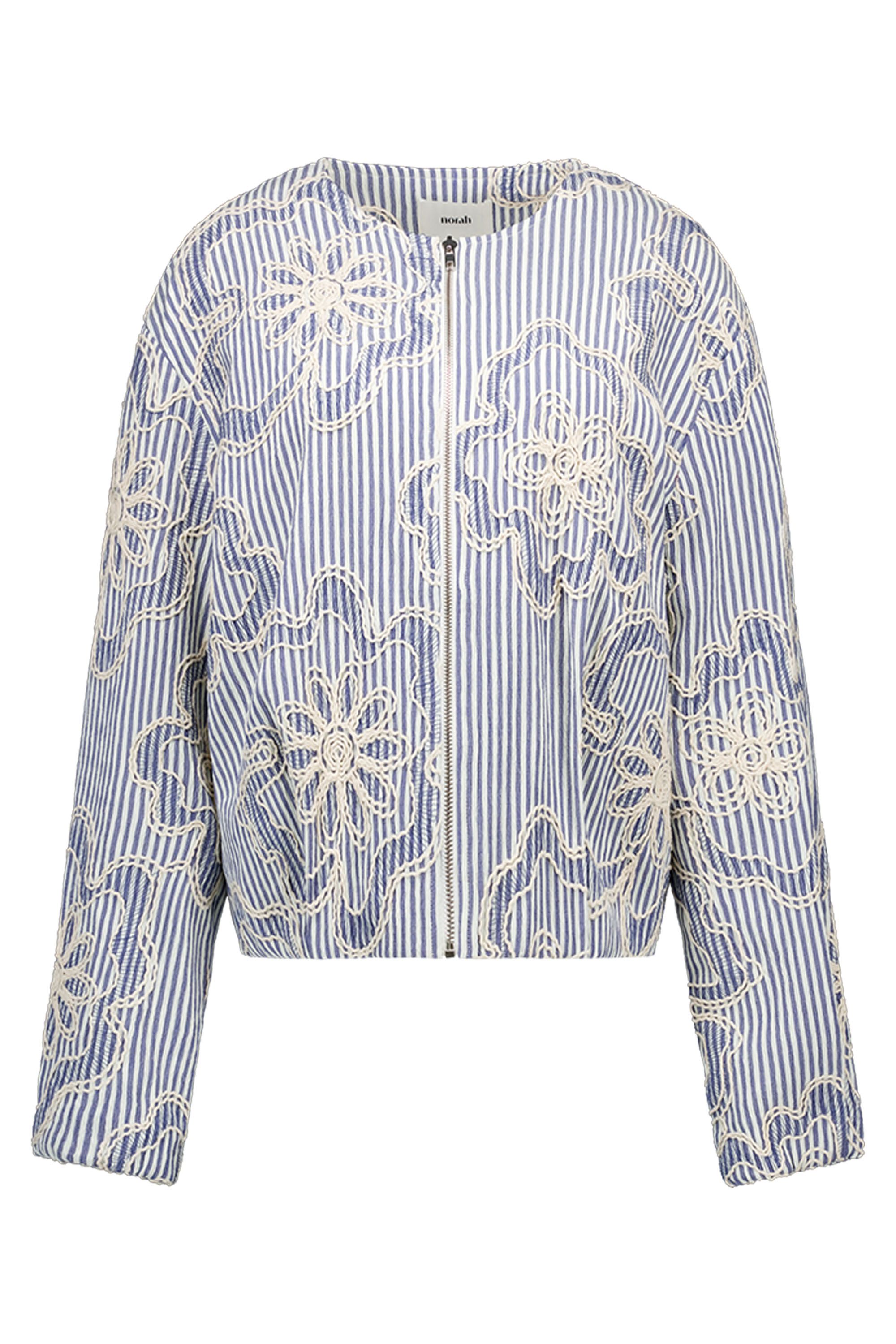 Norah Blauw/wit gestreept jasje white/blue 218488-135-34