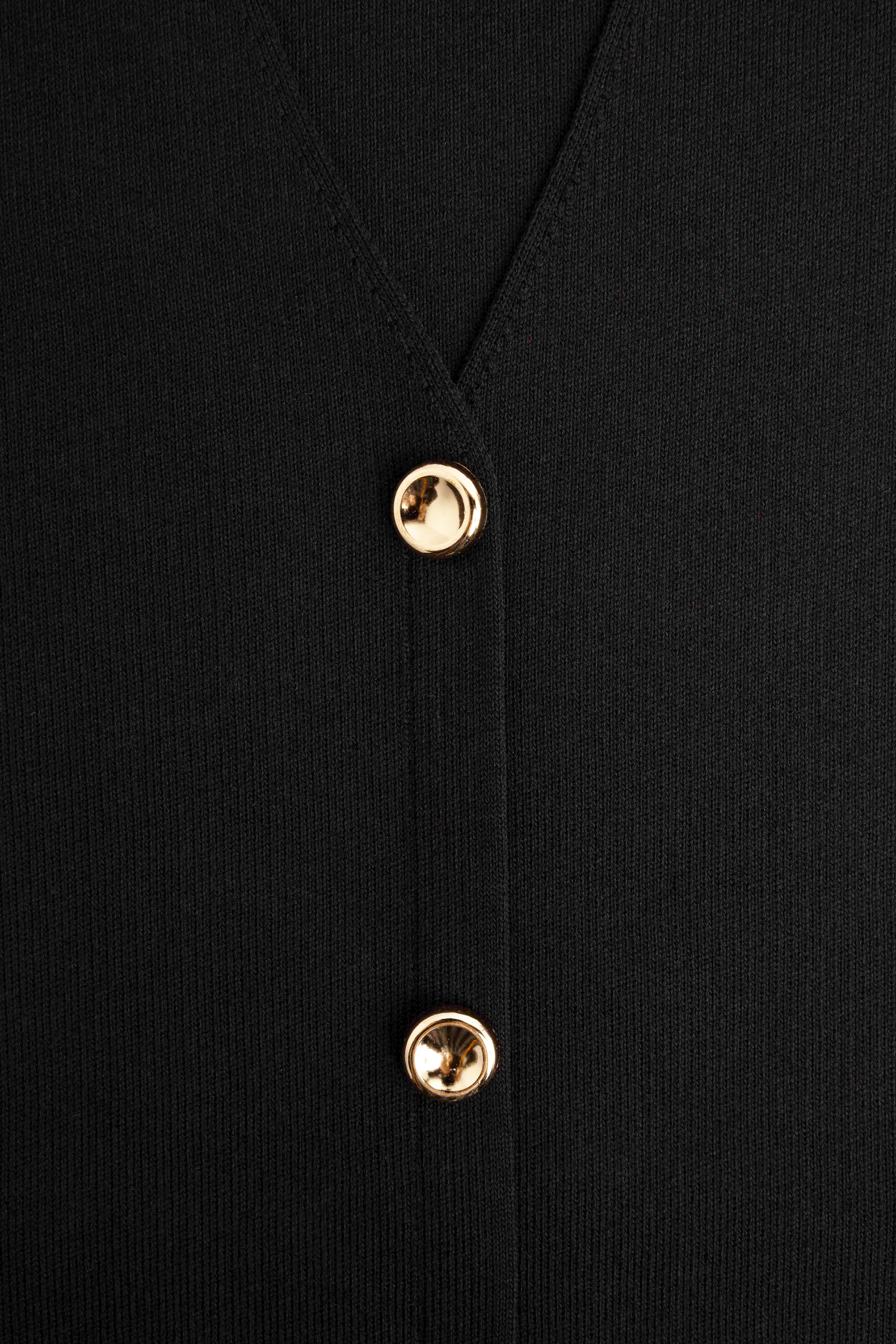 Zwart gilet met goudkleurige knopen | Norah Dameskleding maat 34 t