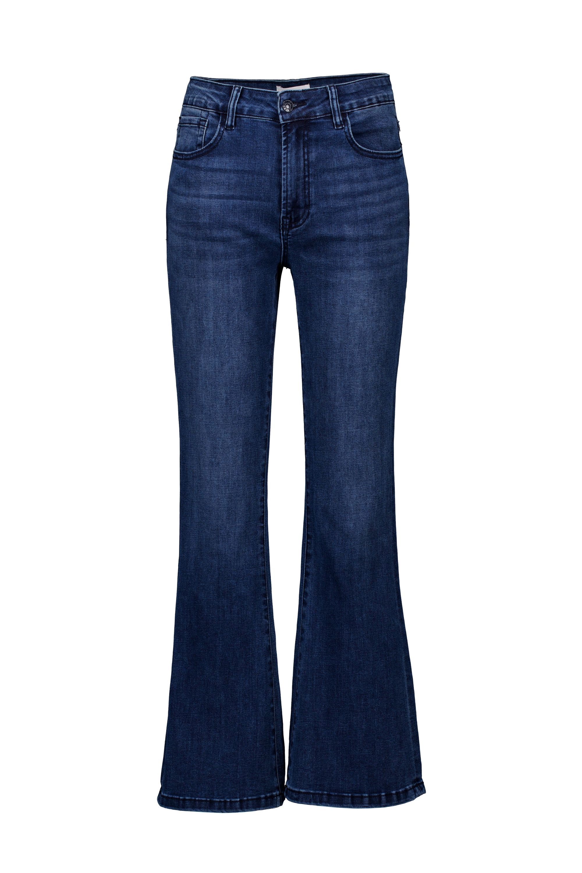Norah Flora jeans | Flared | Blauw | L28 medium blue 218497-449-48