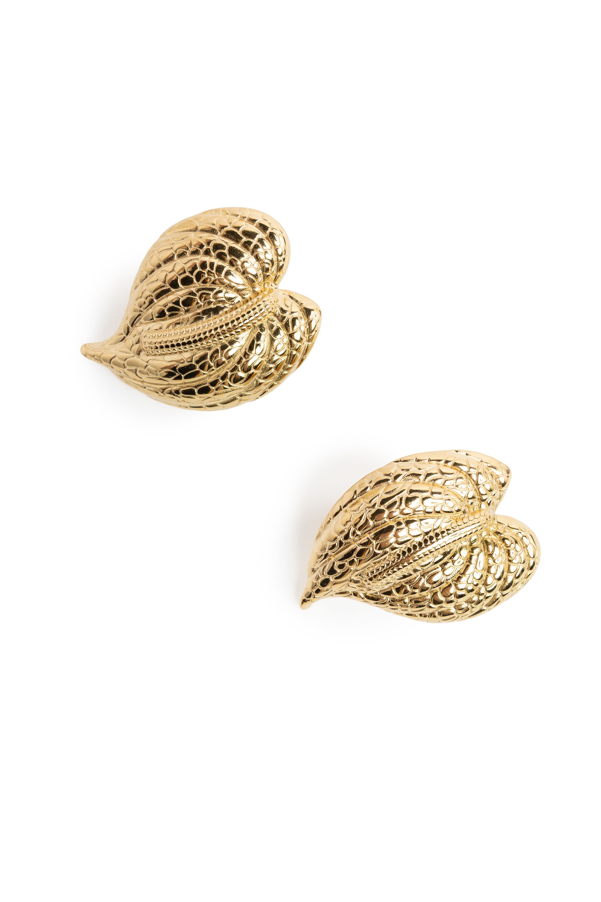 Norah Goudkleurige oorbellen blad gold 218510-199-ONE