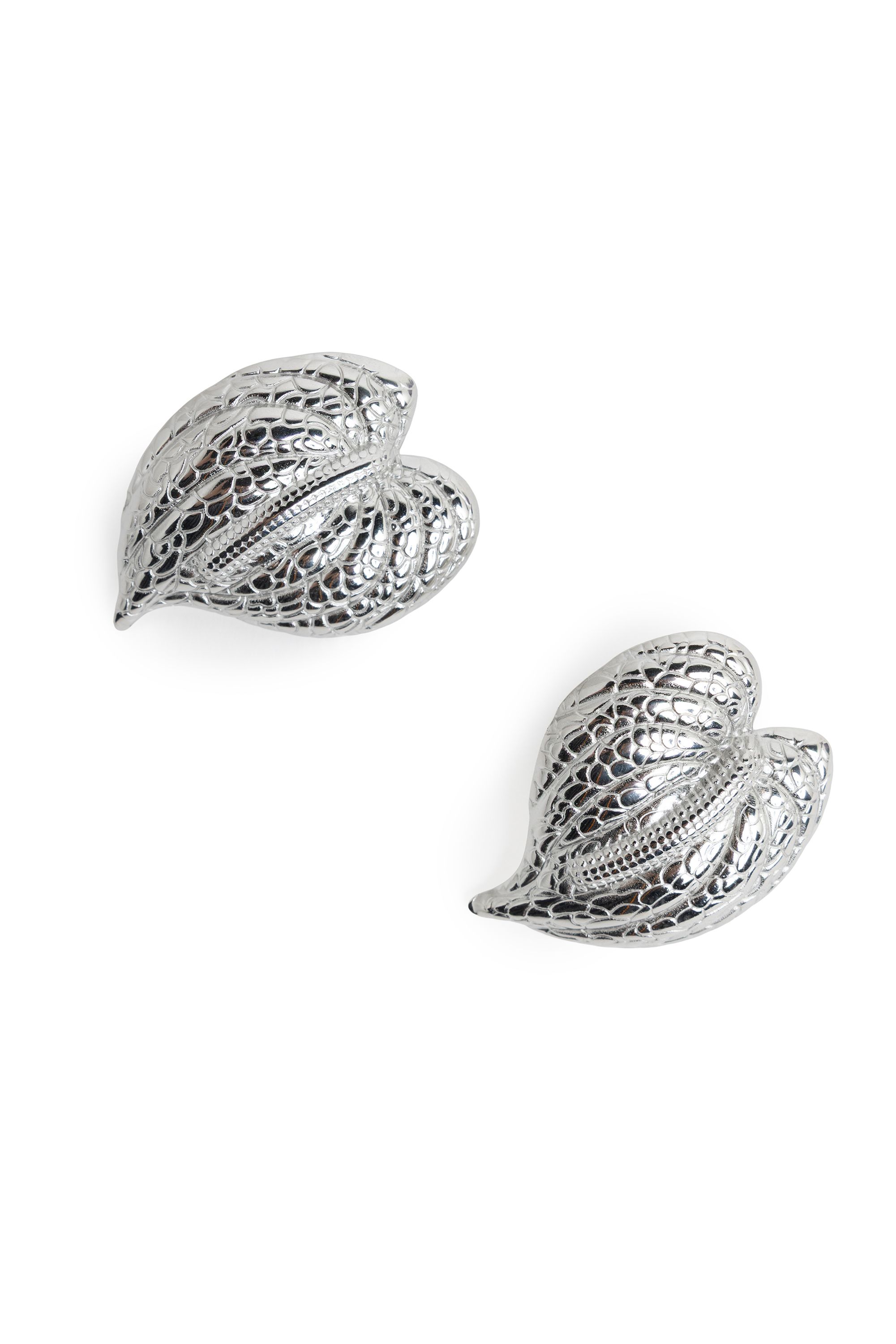 Norah Zilverkleurige oorbellen blad silver 218511-099-ONE