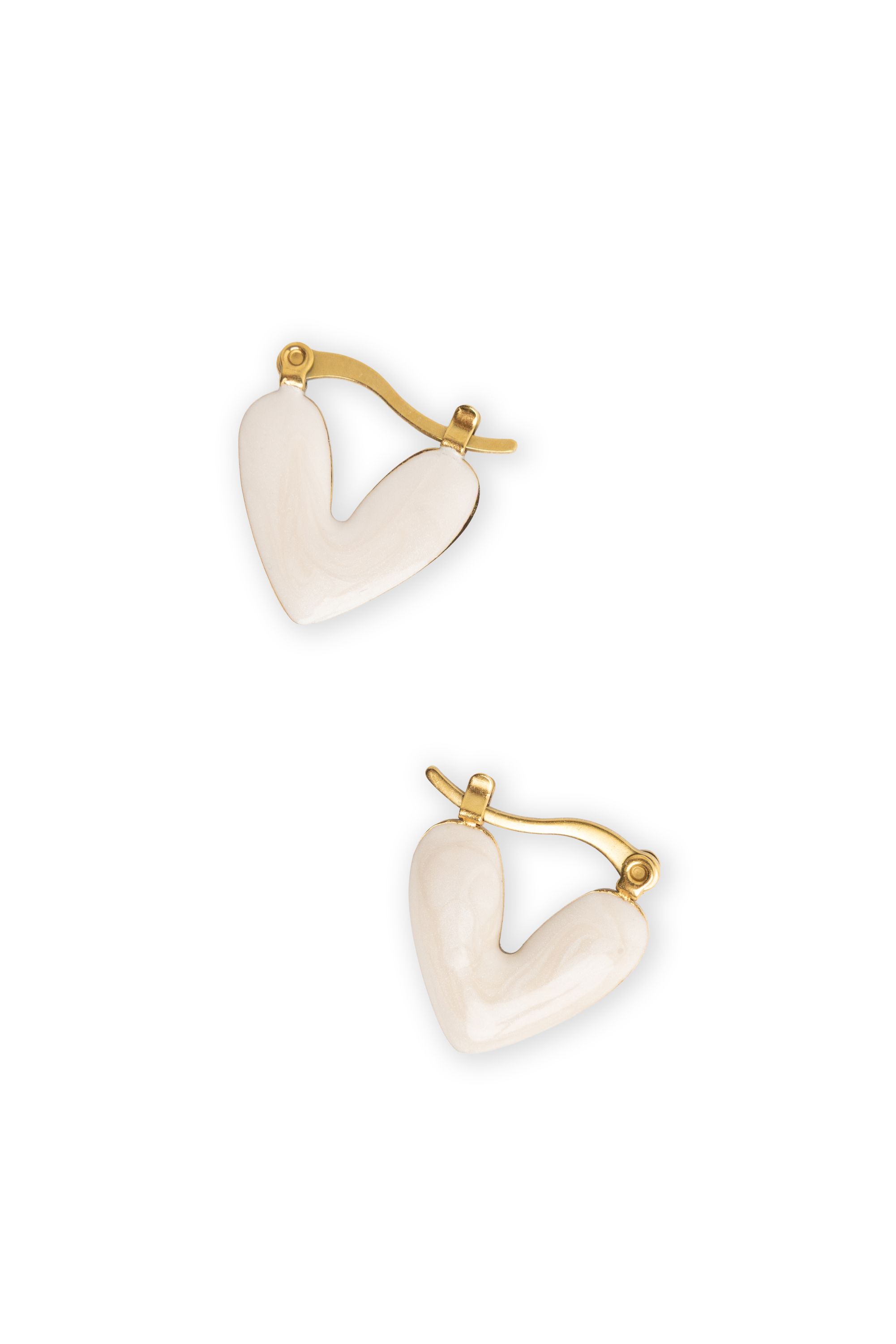 Norah Goudkleurige oorbellen met hartje gold multicolor 218526-198-ONE