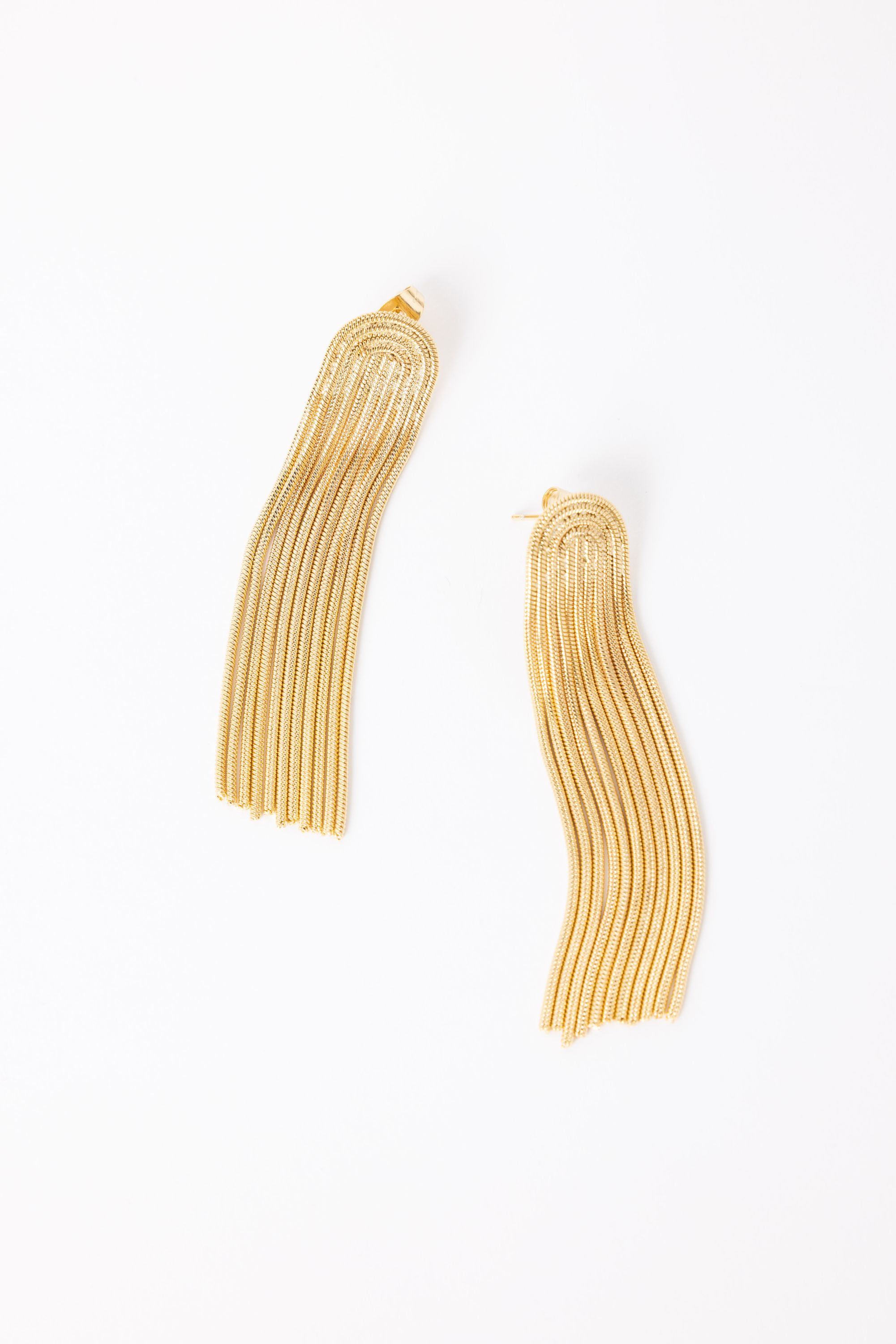 Norah Goudkleurige waterval oorbellen gold 218542-199-ONE