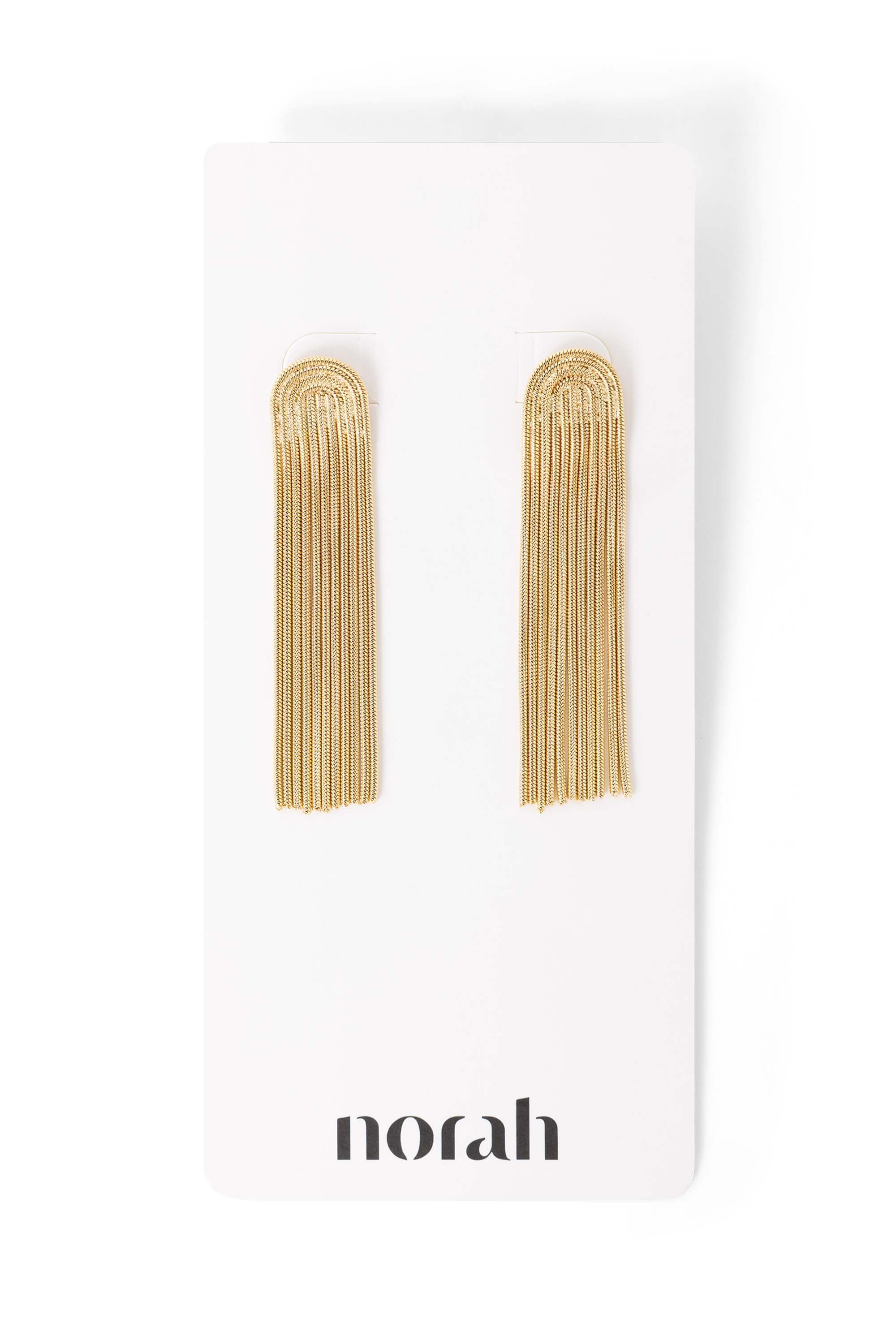 Norah Goudkleurige waterval oorbellen gold 218542-199-ONE