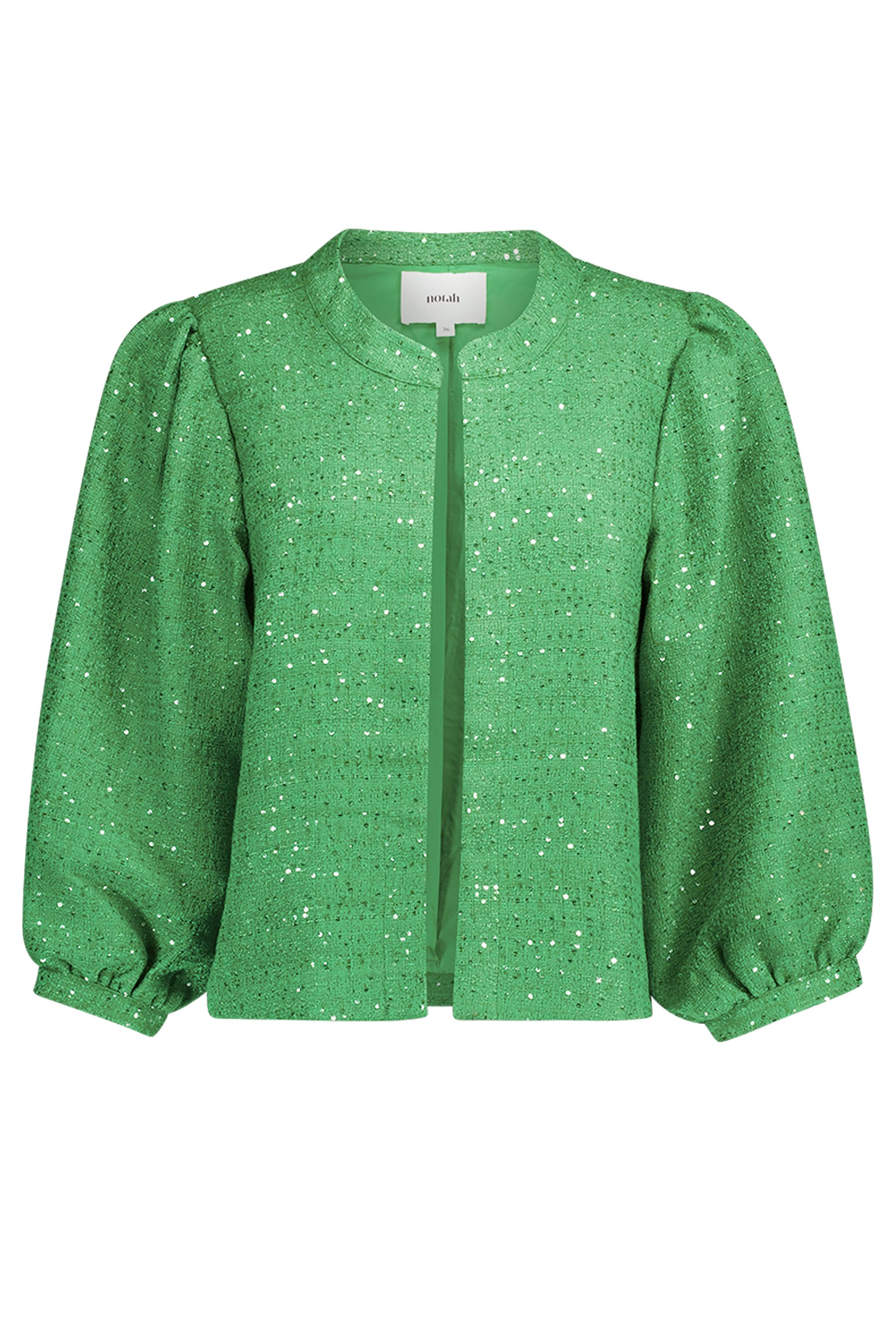 Norah Groen jasje met pailletten green 218549-500-46