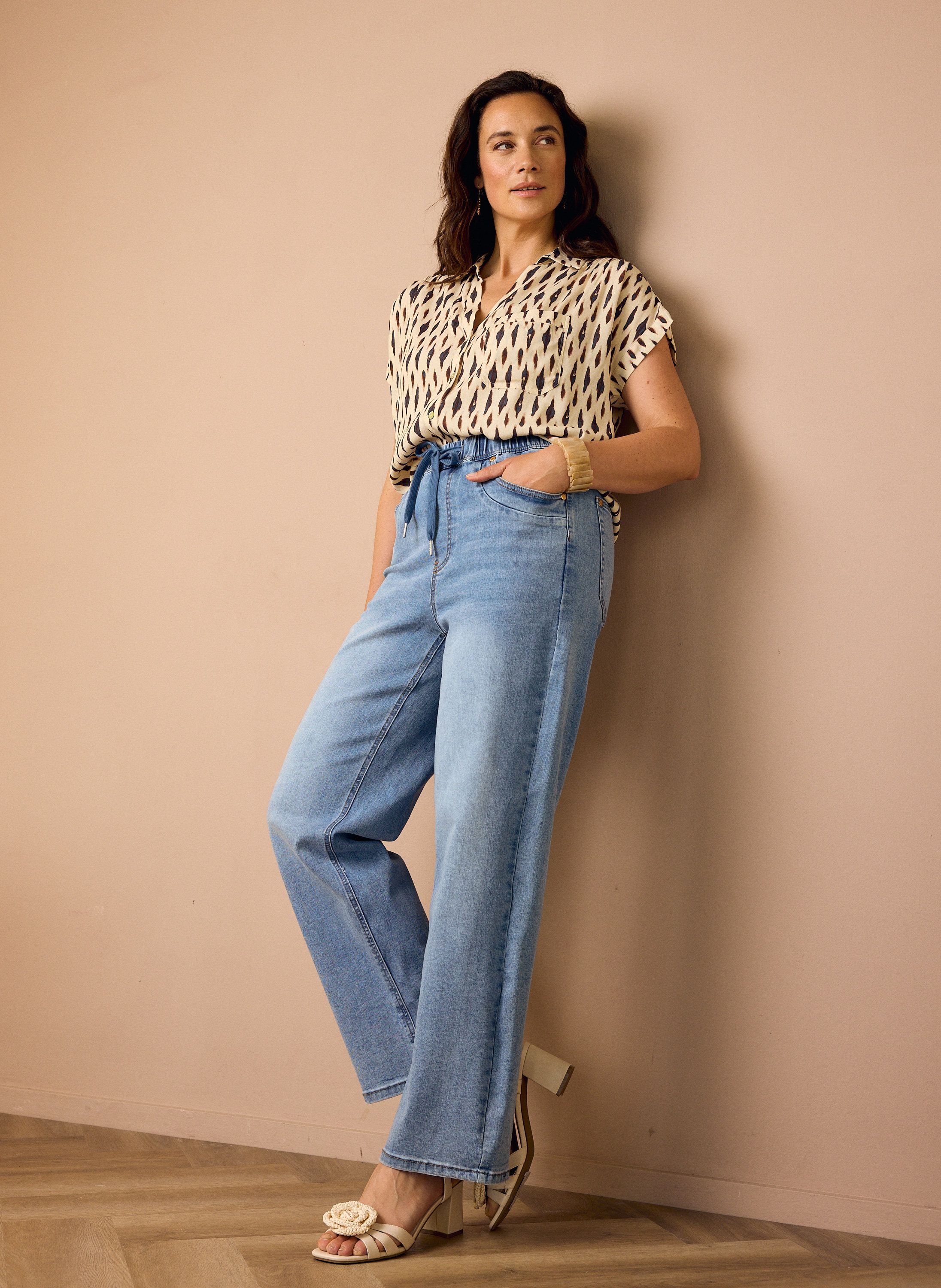 Norah Winnie jeans | Wide | Lichtblauw | L30  218556-478-34