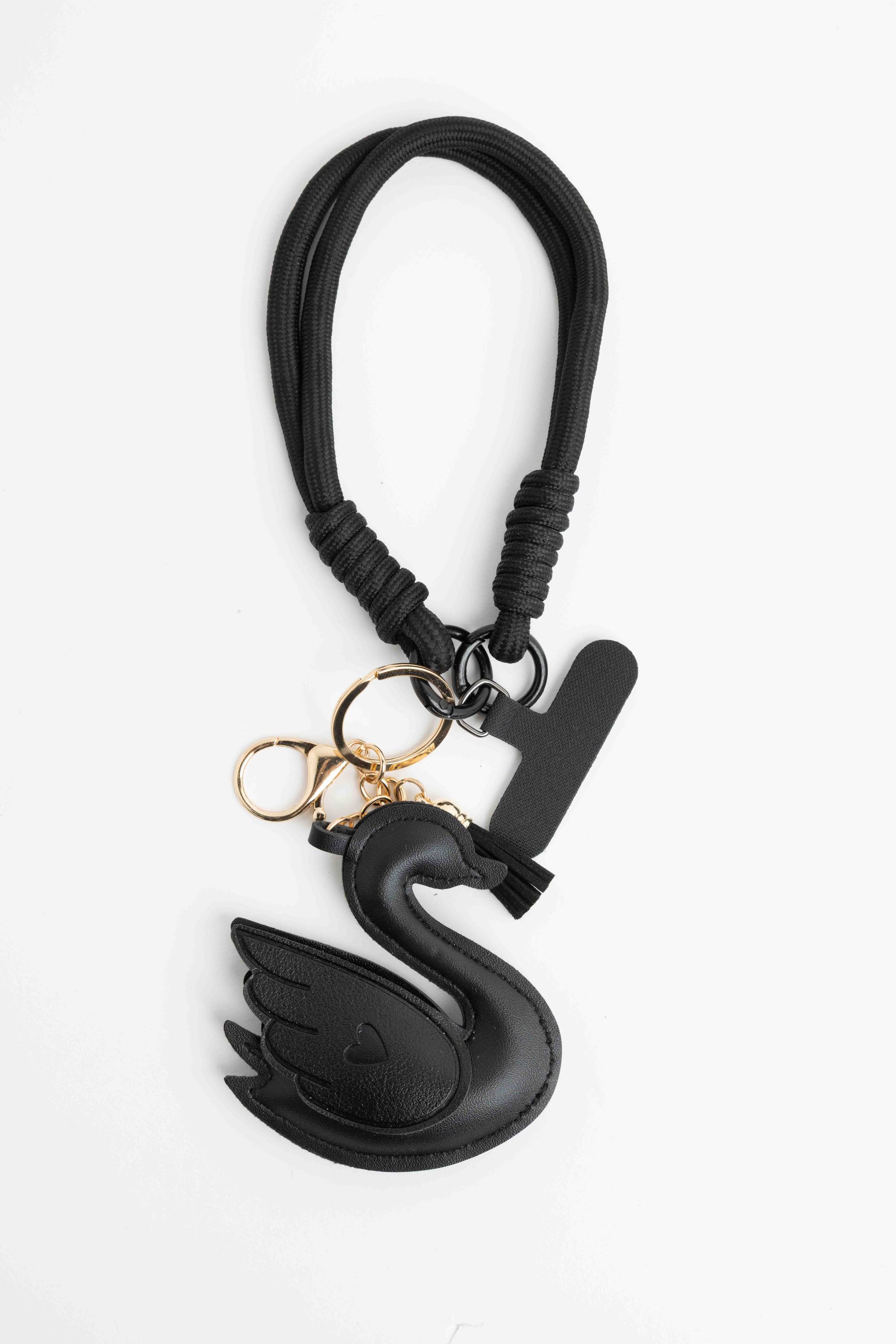 Norah Sleutelhanger zwaan black 218584-001-ONE