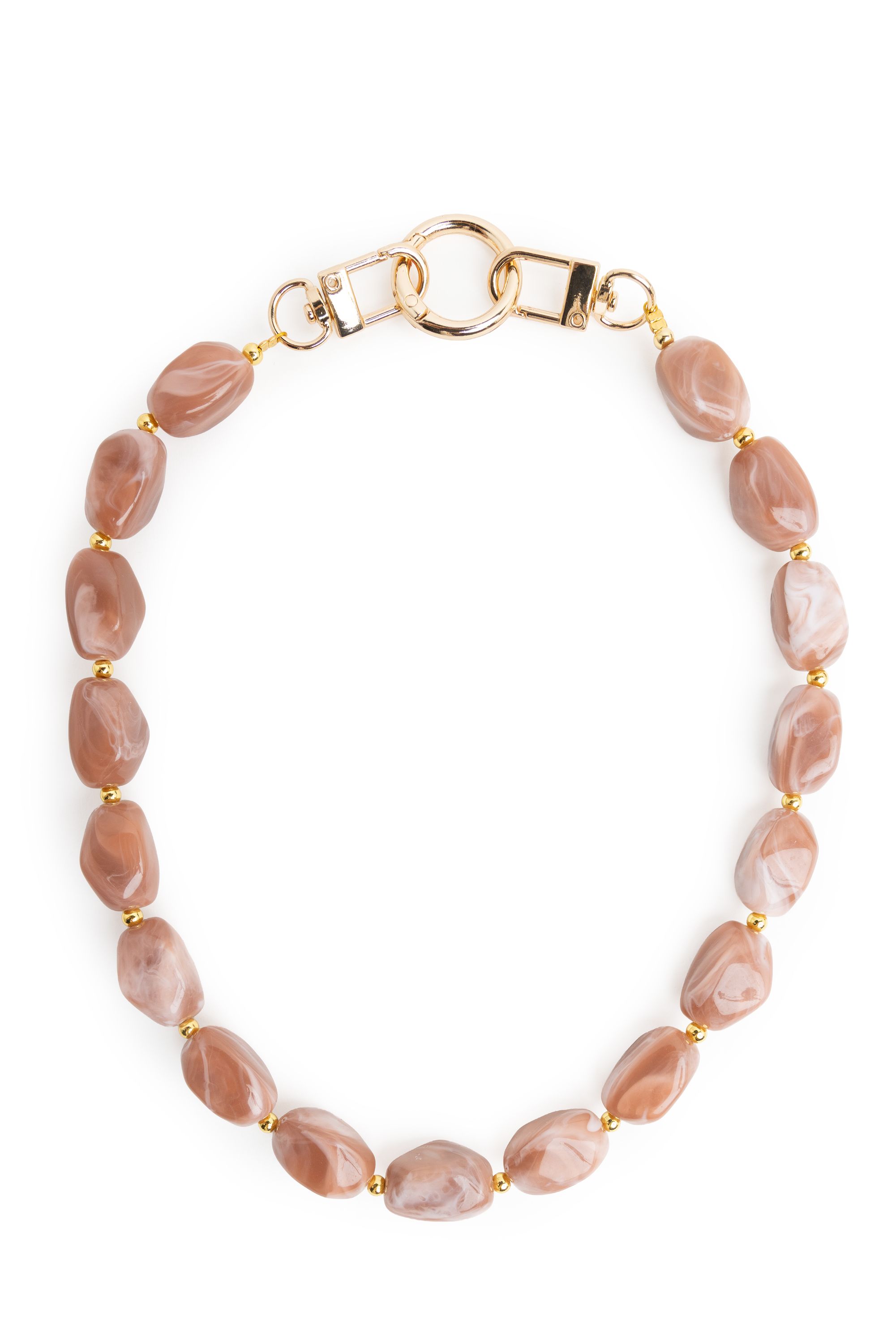 Norah Telefoonkoord gekleurde kralen blush 218592-905-ONE