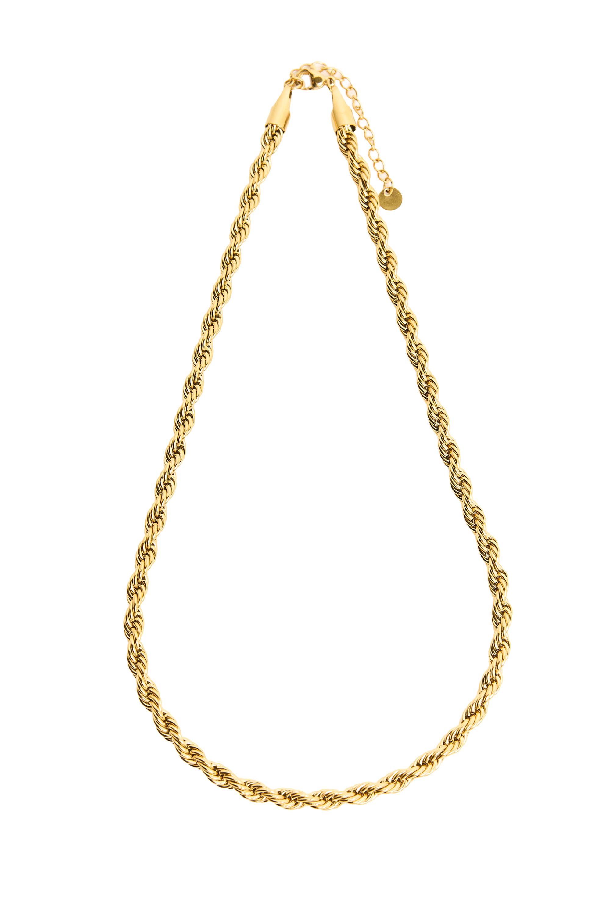 Norah Goudkleurige gedraaide ketting gold 218595-199
