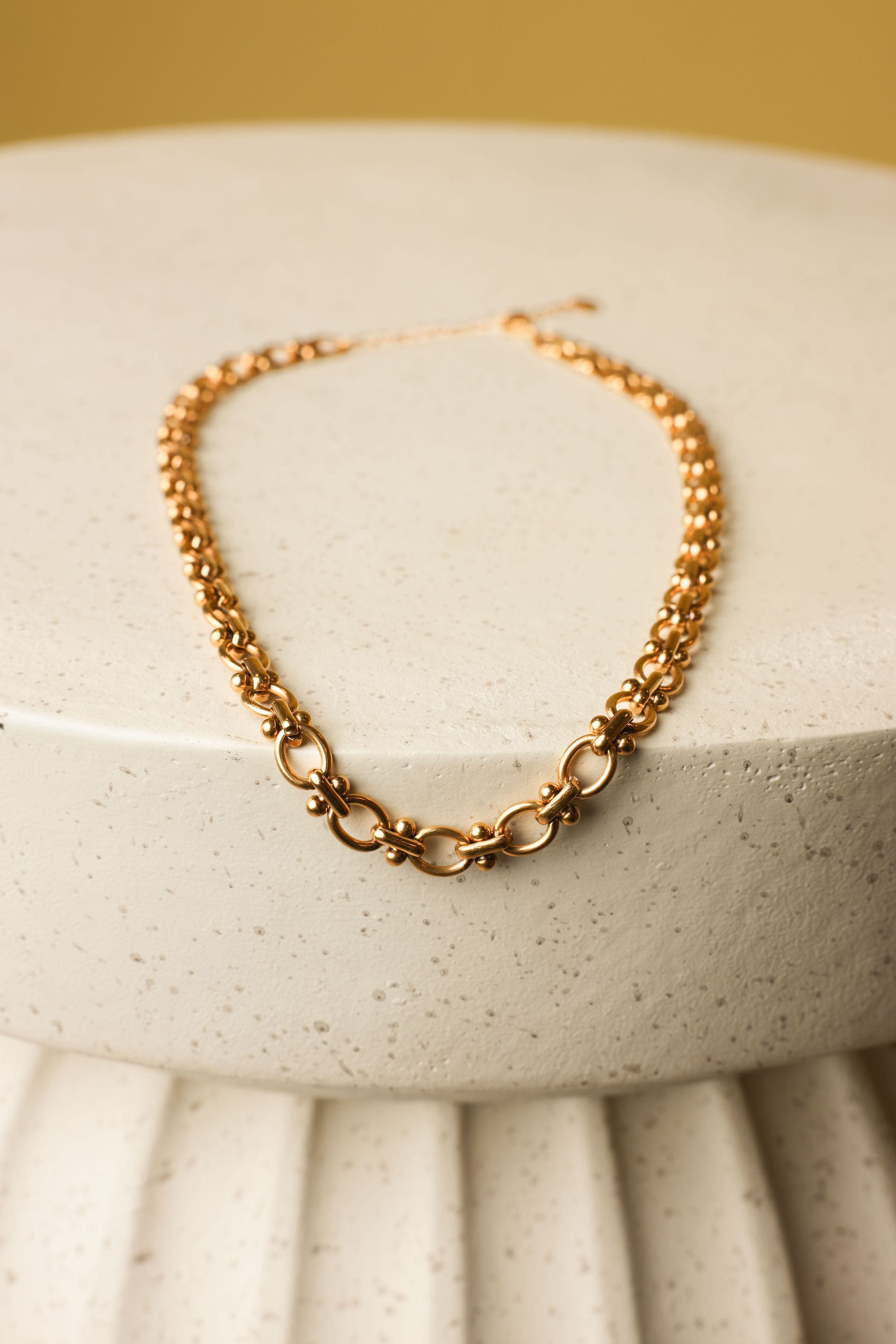 Norah Goudkleurige schakelketting gold 218597-199-ONE