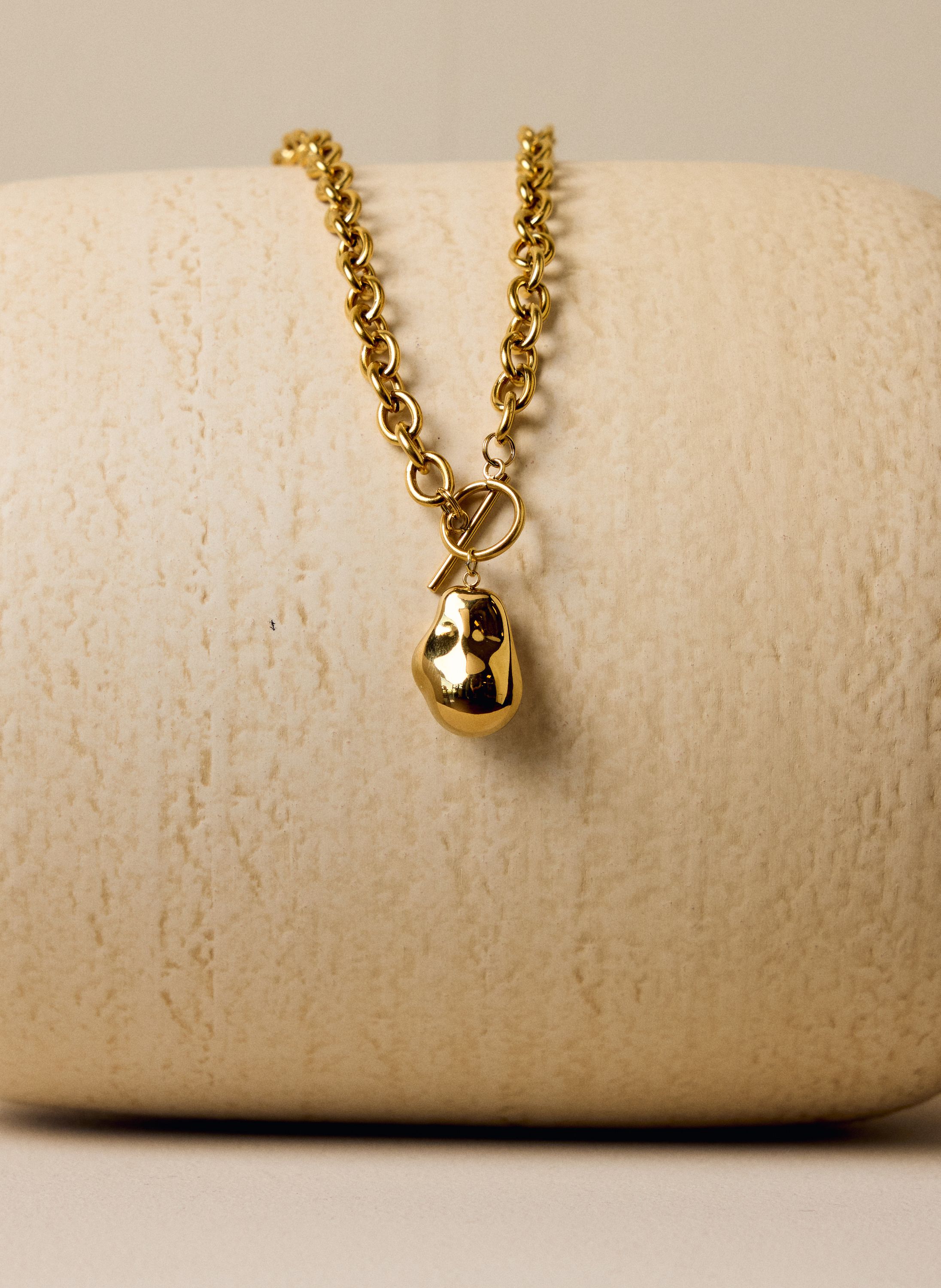 Norah Goudkleurige schakelketting gold 218601-199-ONE