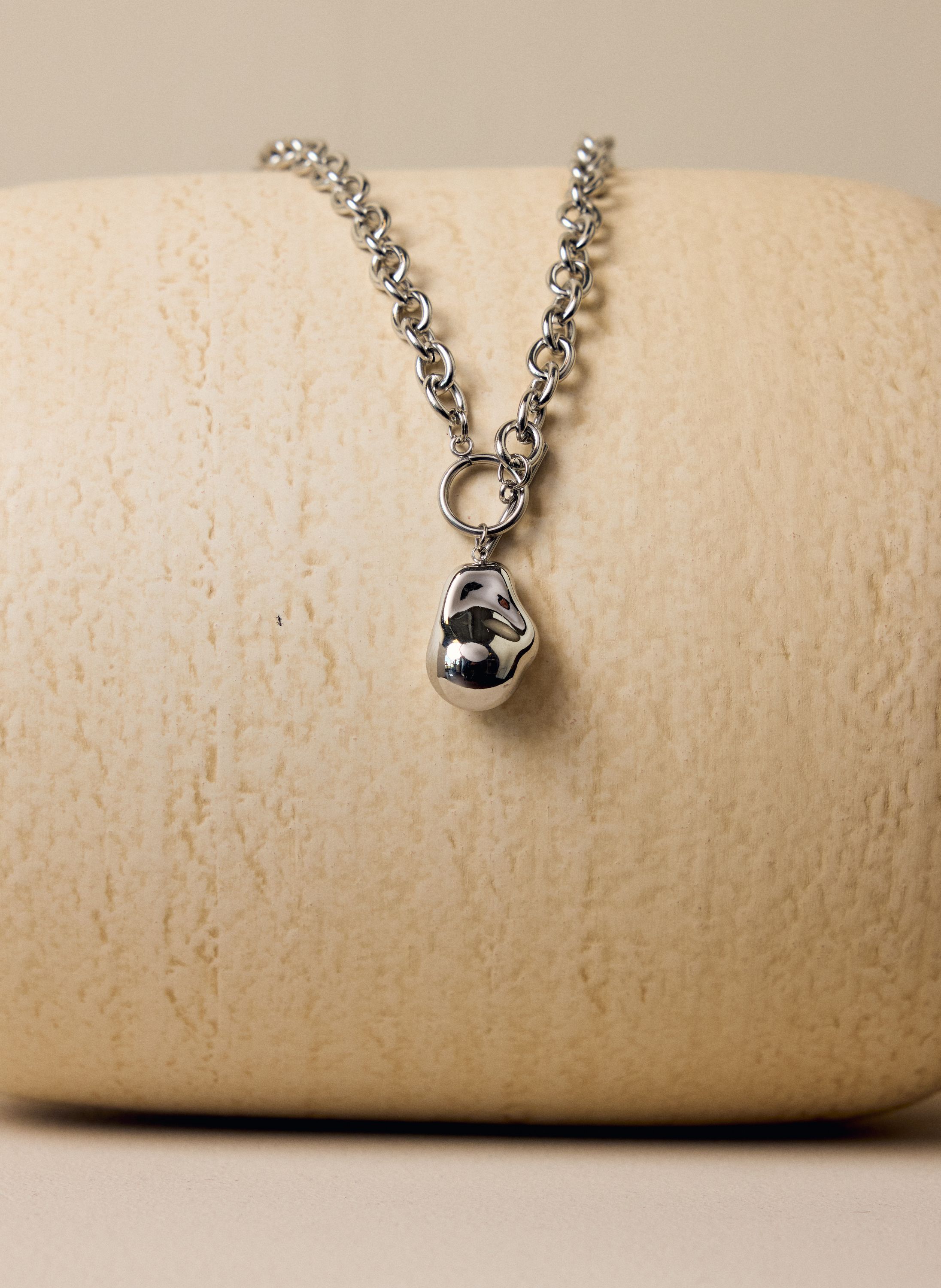Norah Zilverkleurige schakelketting silver 218602-099-ONE
