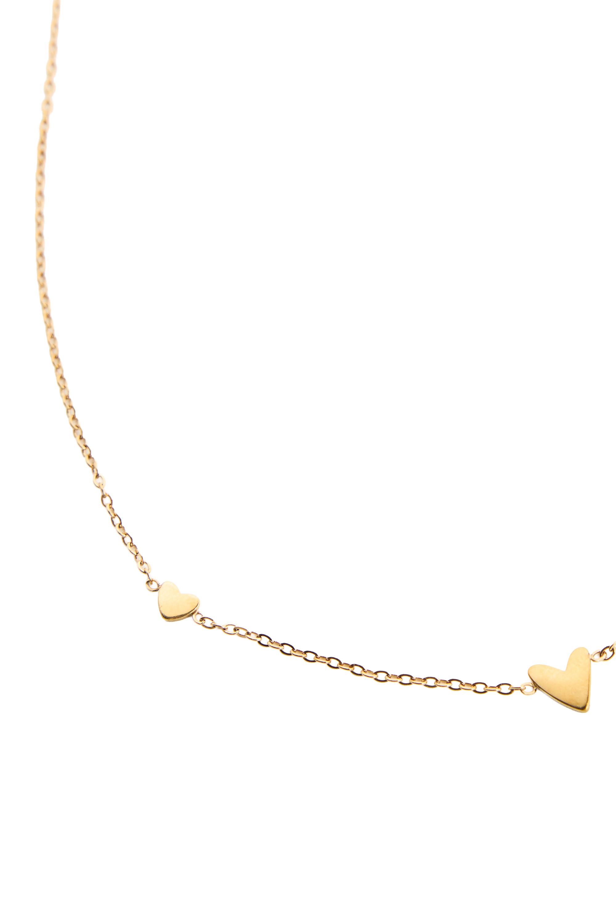 Norah Goudkleurige ketting met hartjes gold 218617-199