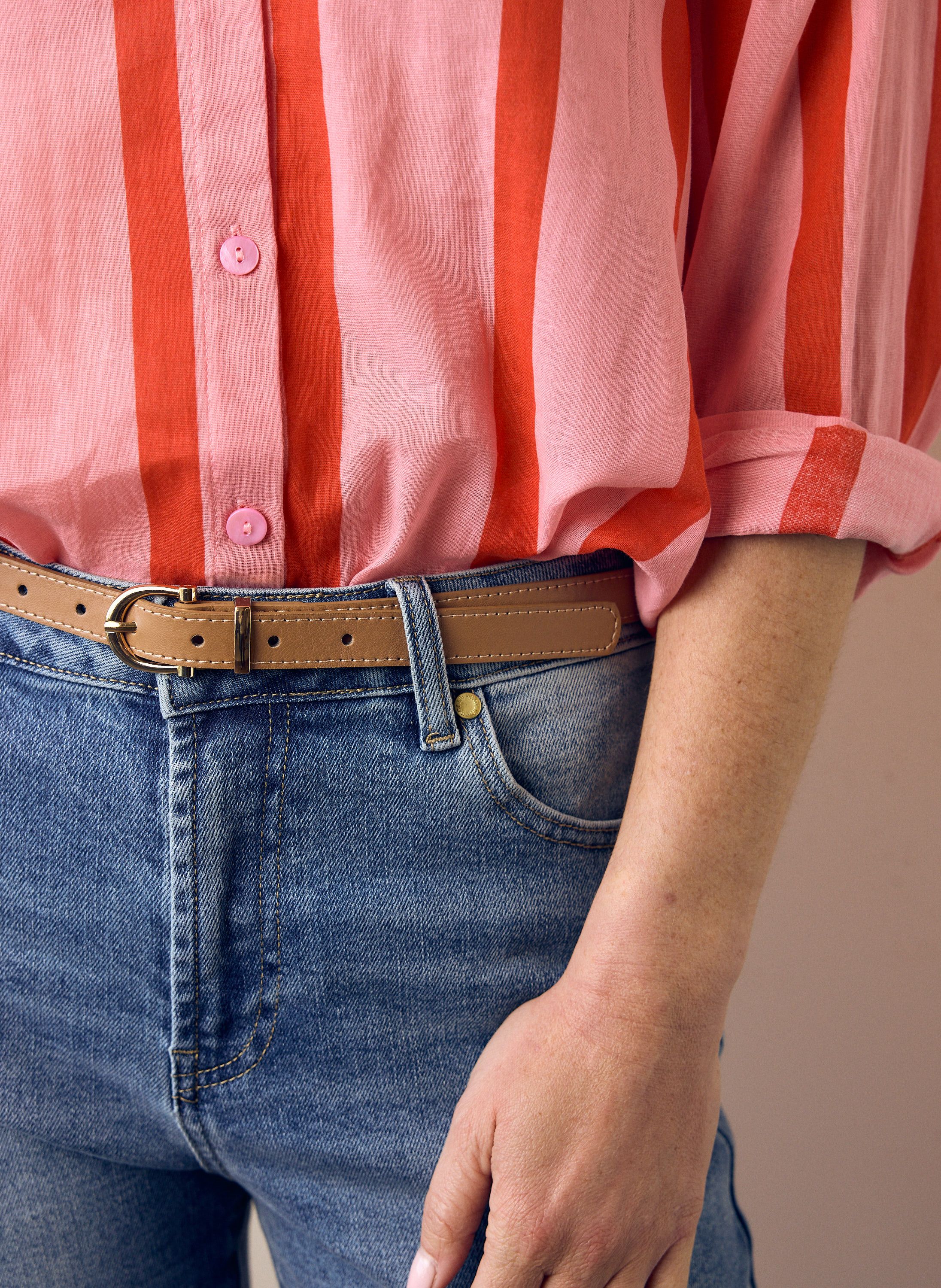 Norah Bruine riem hazelnut 218624-203-XL