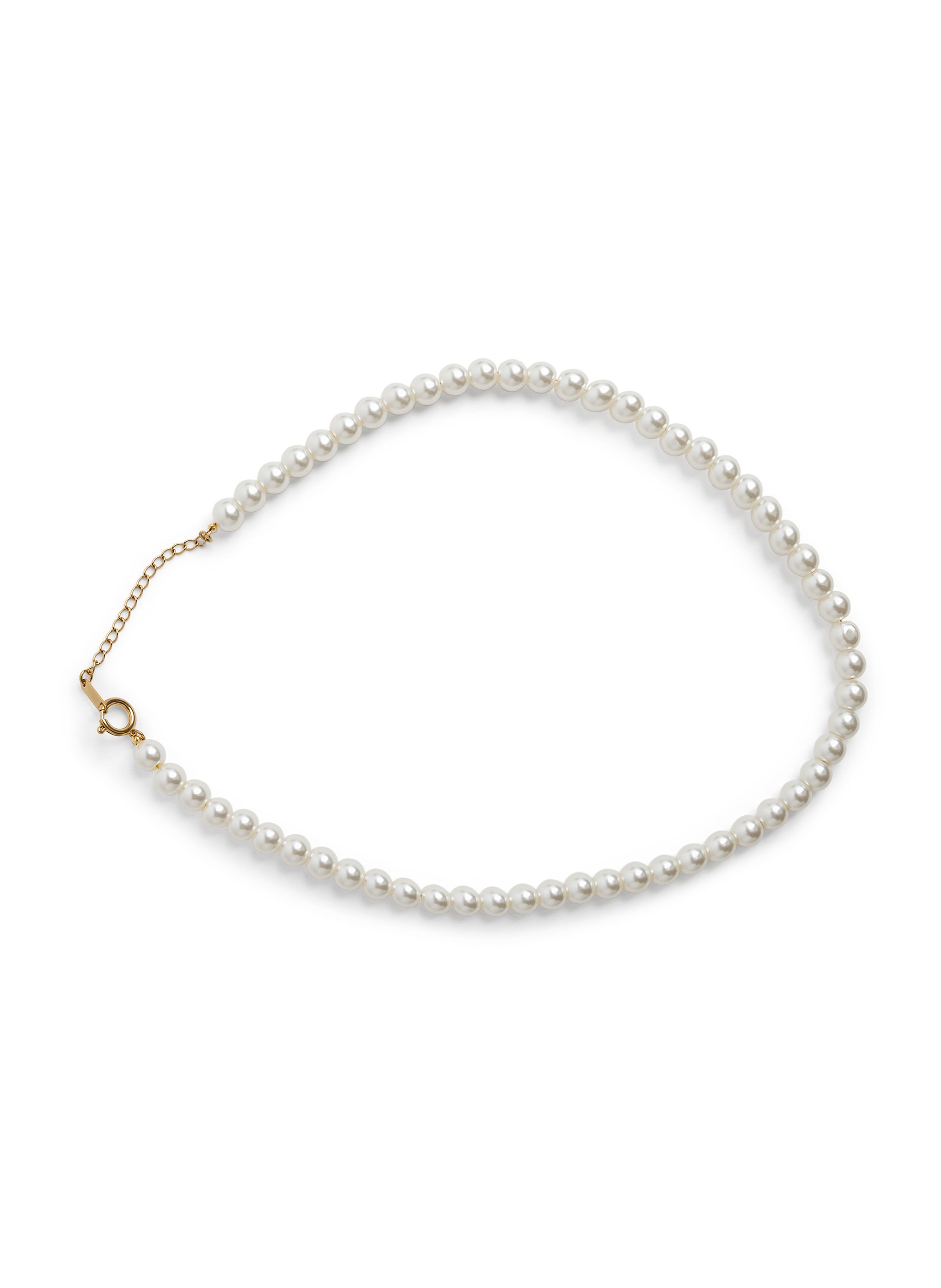 Norah Ketting met kleine imitatieparels white 218627-100-ONE