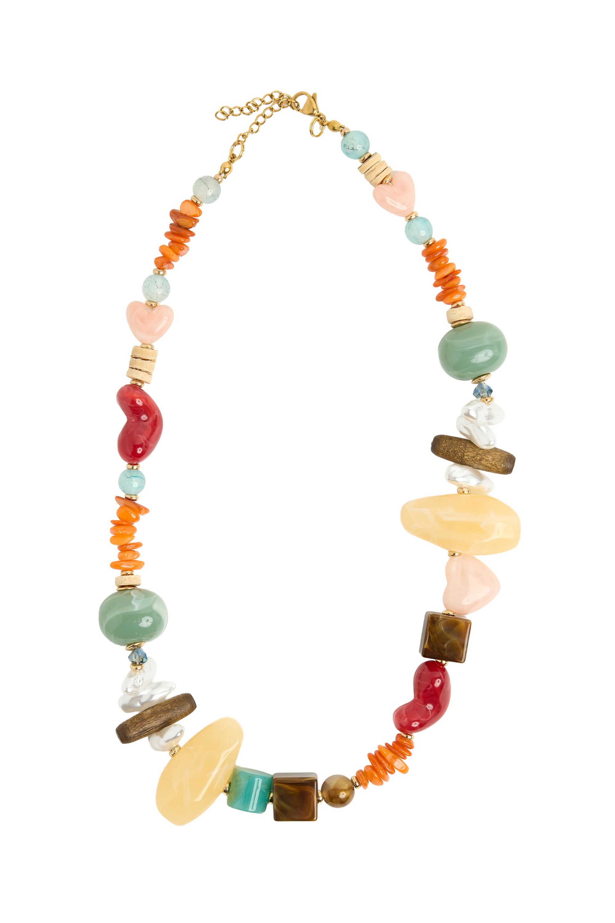 Norah Ketting kleurrijke kralen multicolor 218631-002